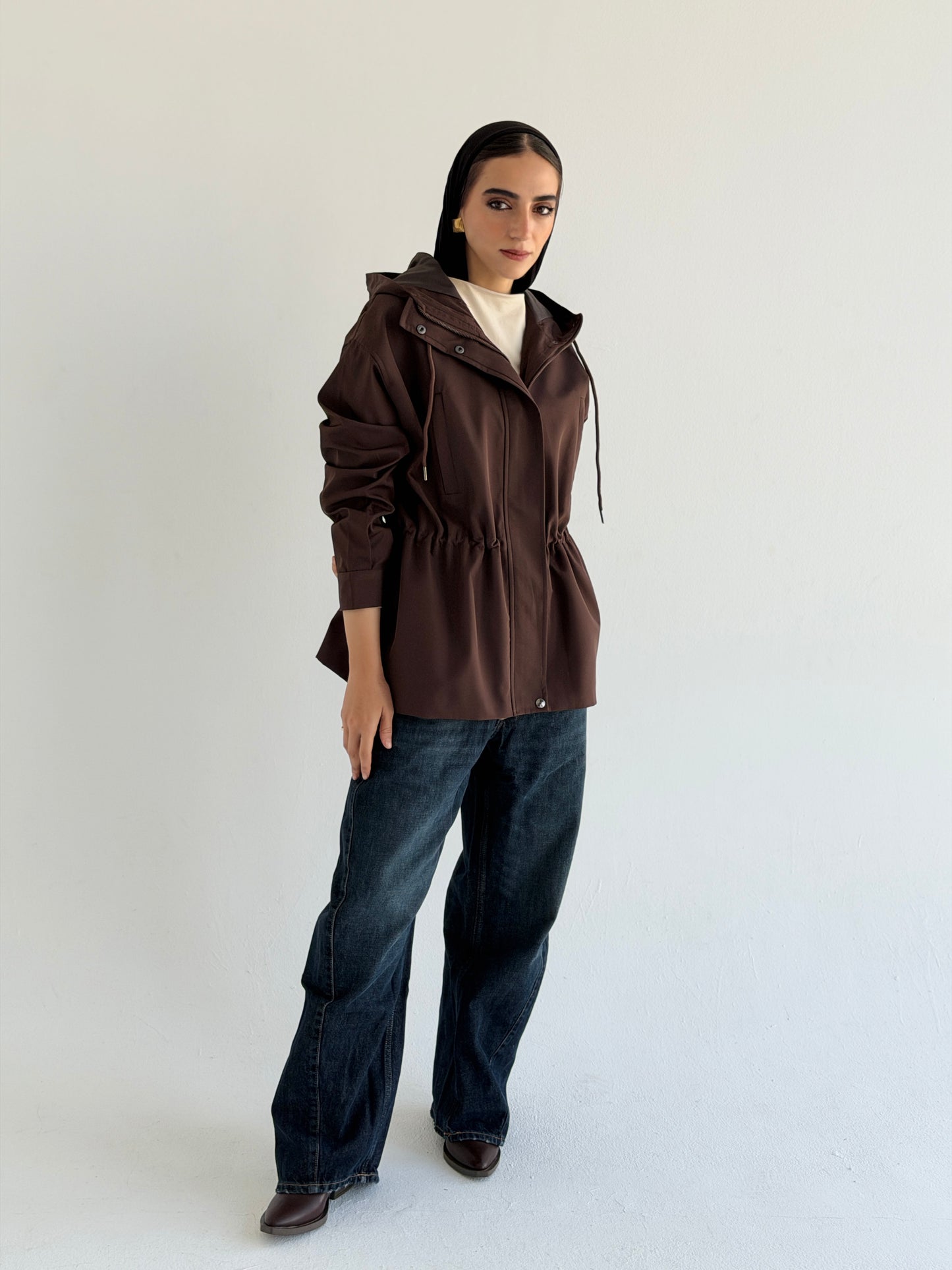 Winter Signature Jacket In Brown