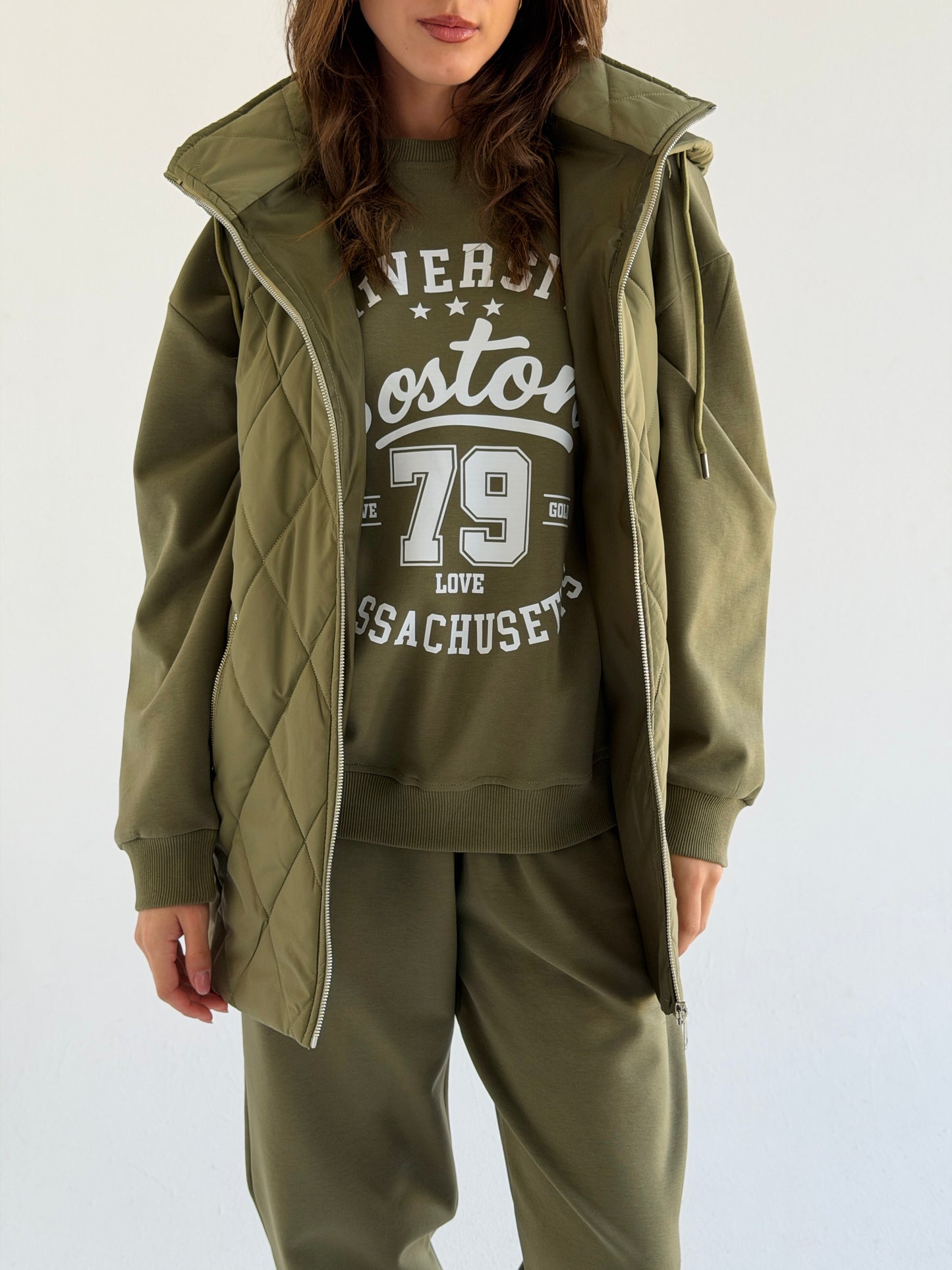 Bamb vest In Olive