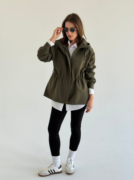 Winter Signature Jacket In Olive