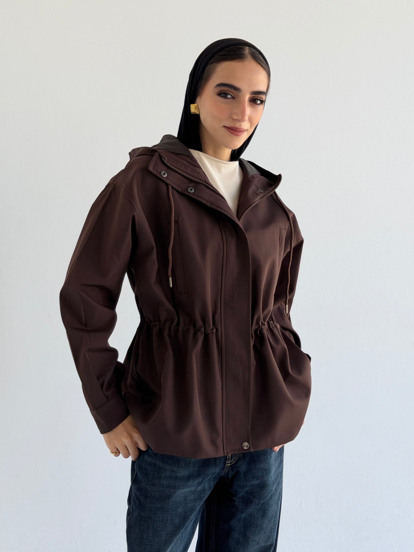 Winter Signature Jacket In Brown