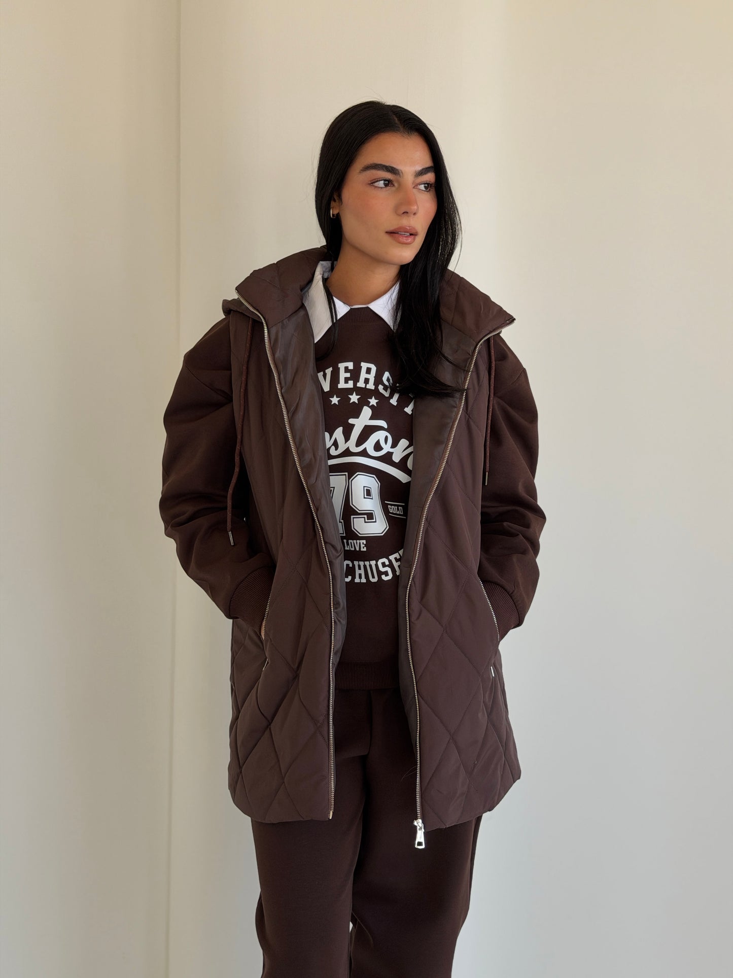 Bamb Vest  In Brown