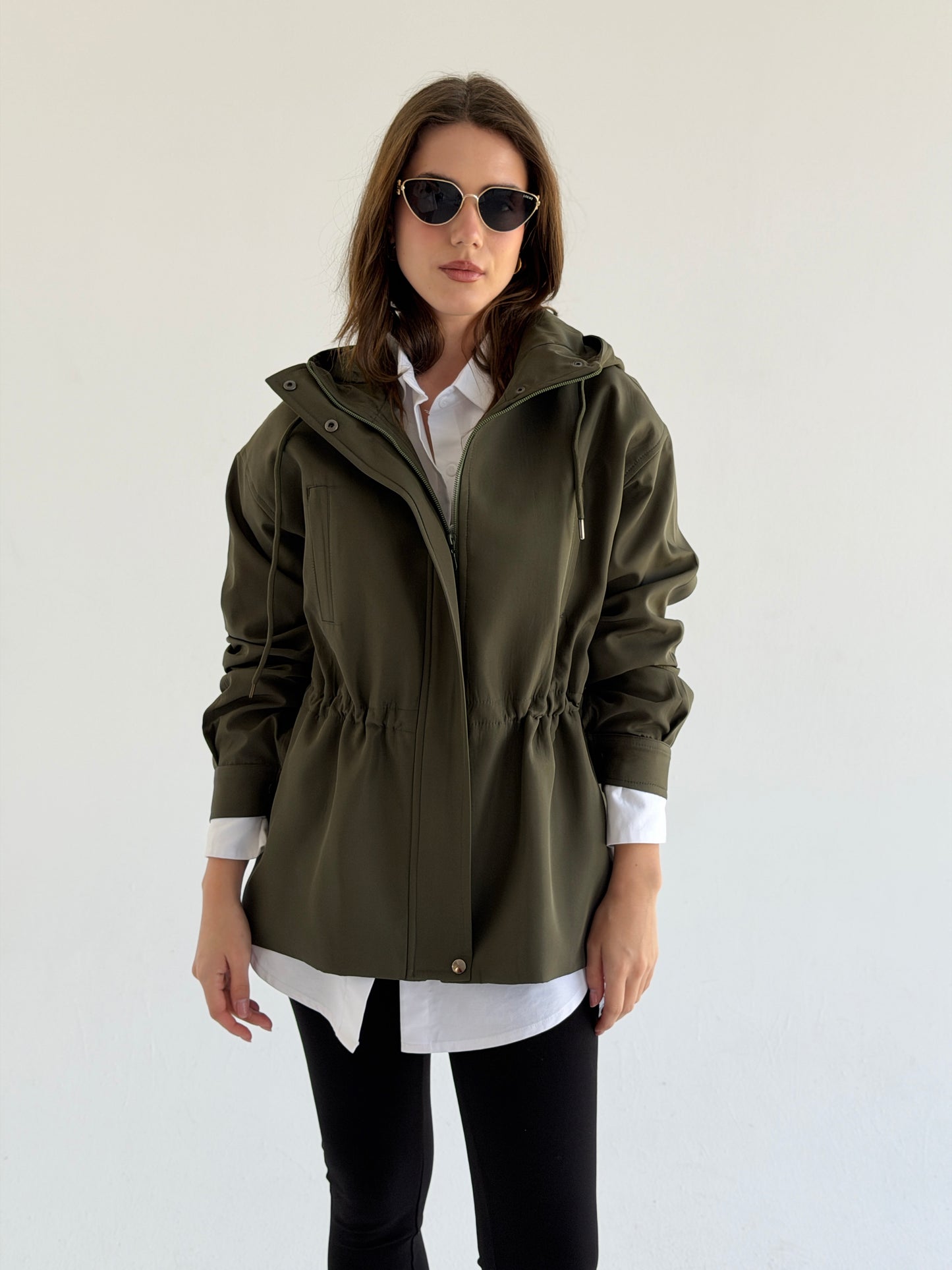 Winter Signature Jacket In Olive
