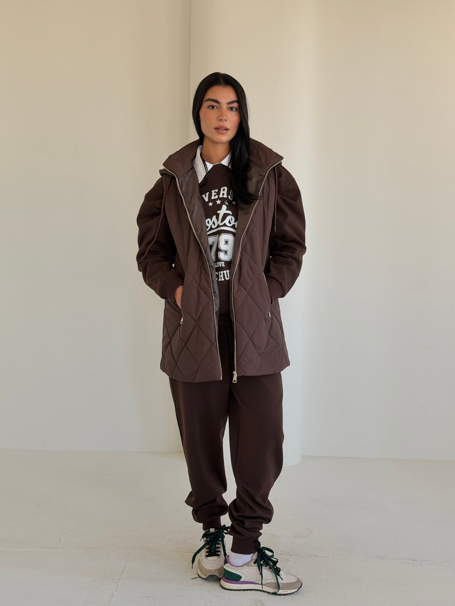 Bamb Vest  In Brown
