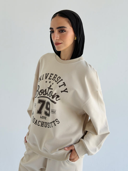 Active Cotten Set In Beige
