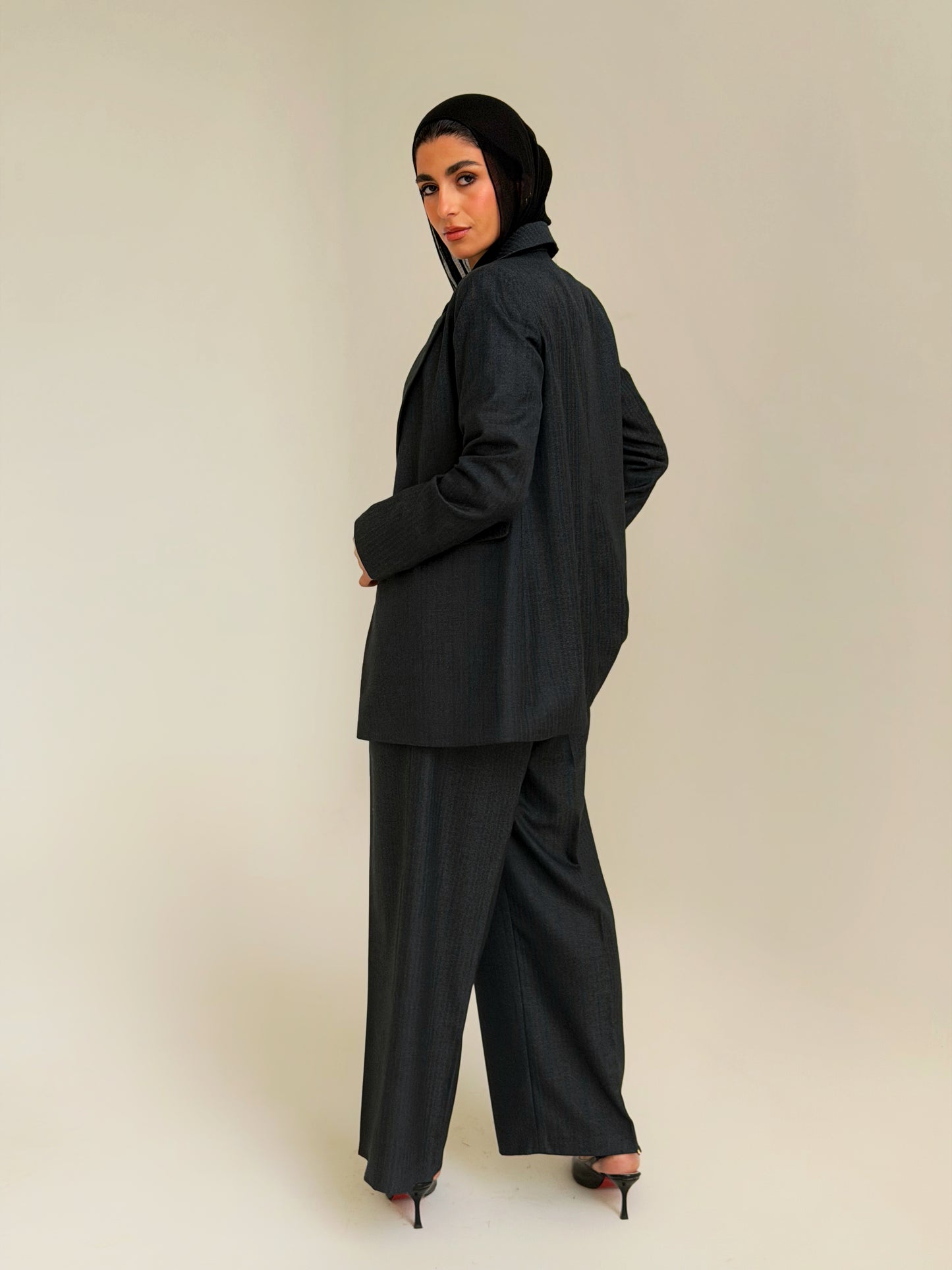 The Tailored Striped Pants In Navy