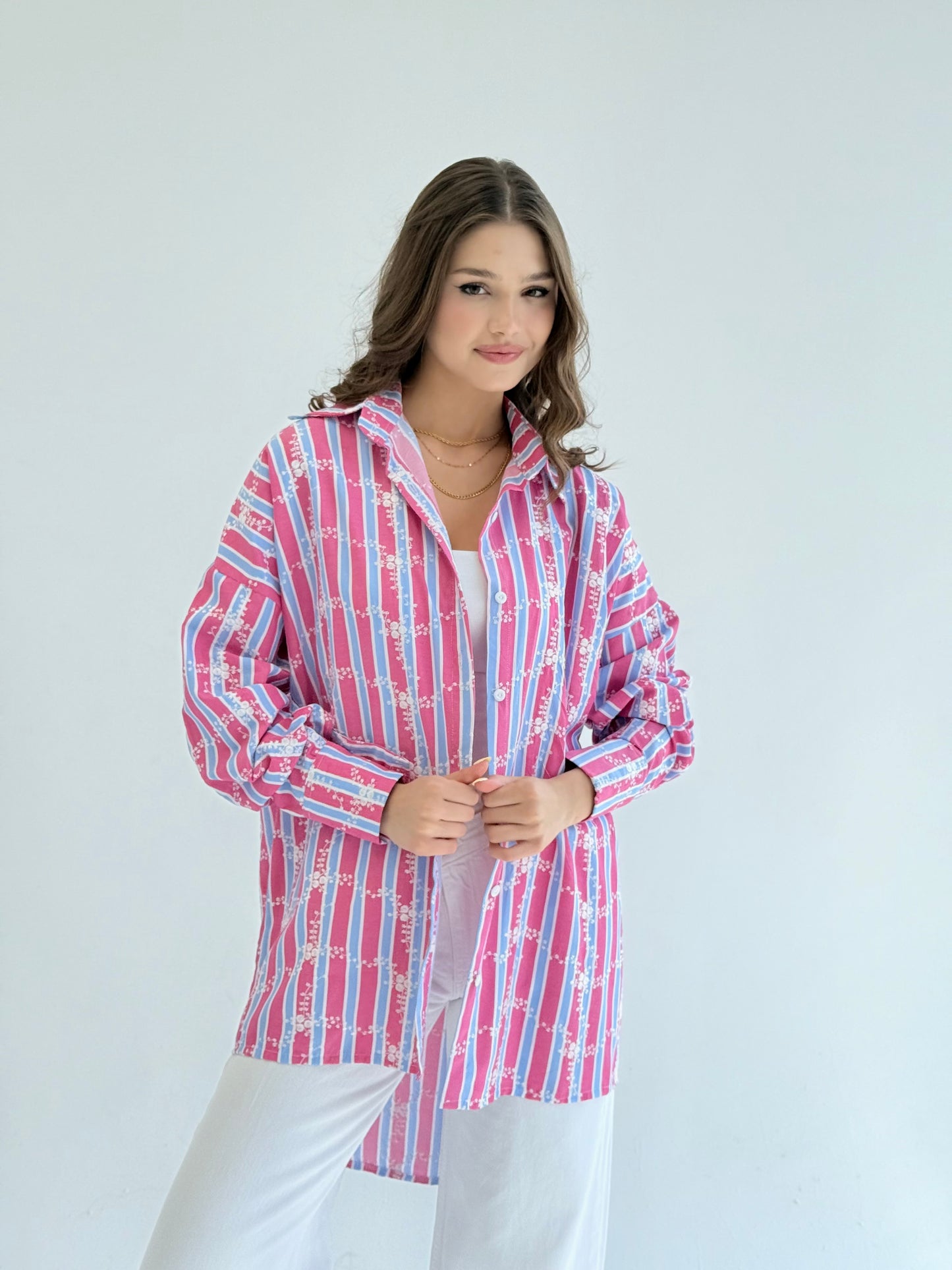 Bold striped shirt