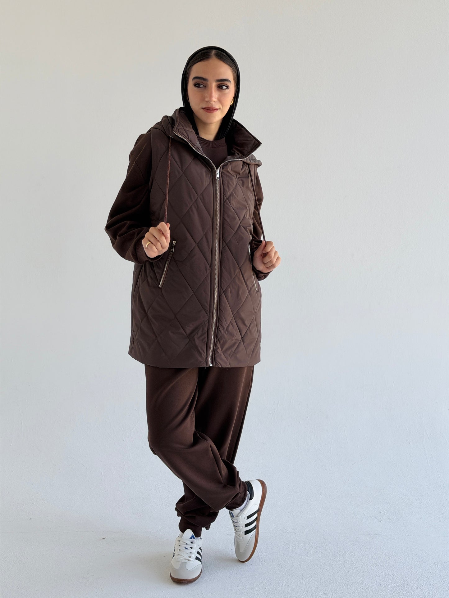 Bamb Vest  In Brown