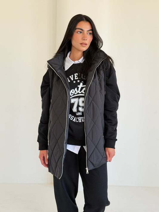Bamb Vest In Black