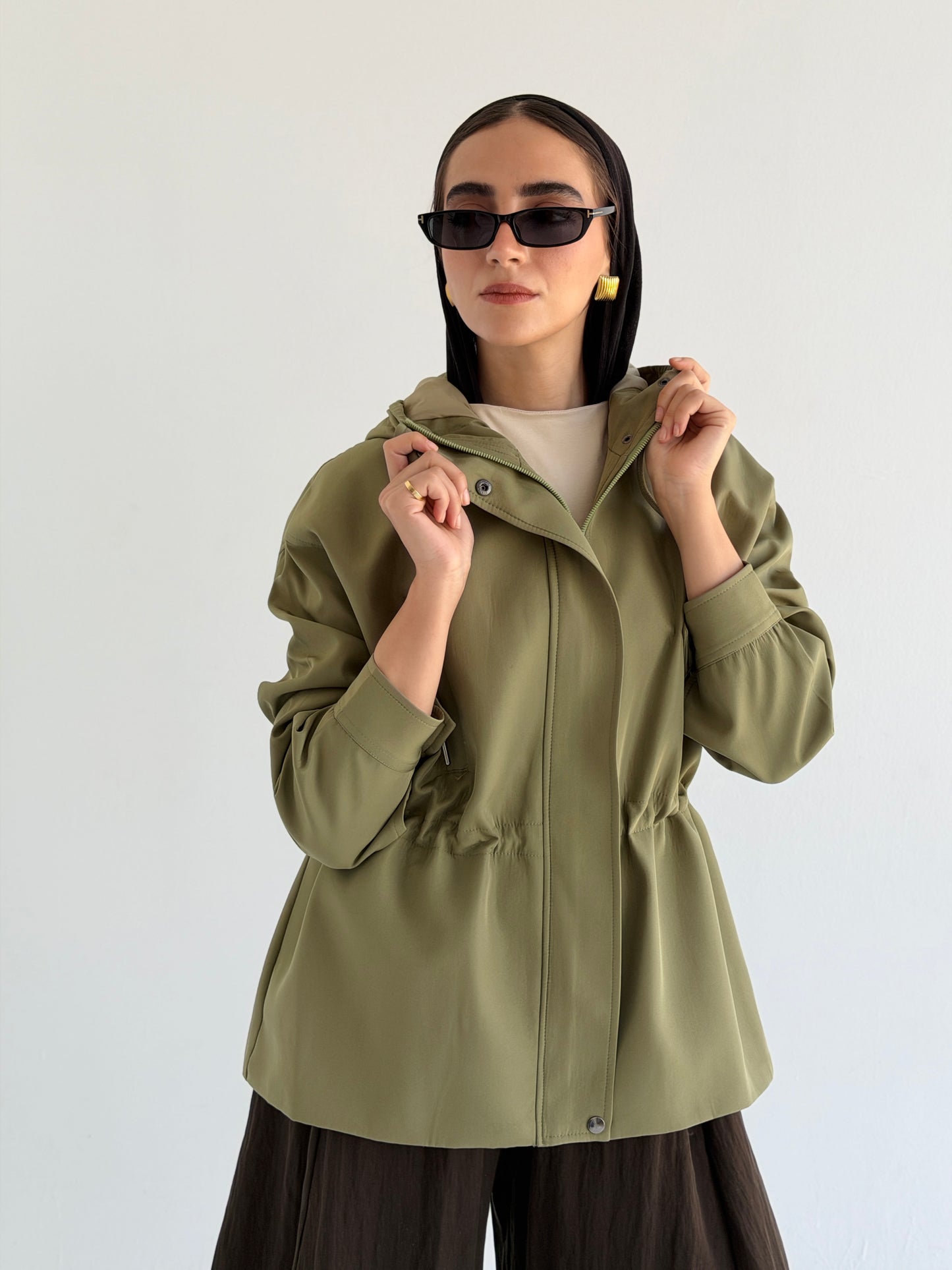 Winter Signature Jacket In Matcha