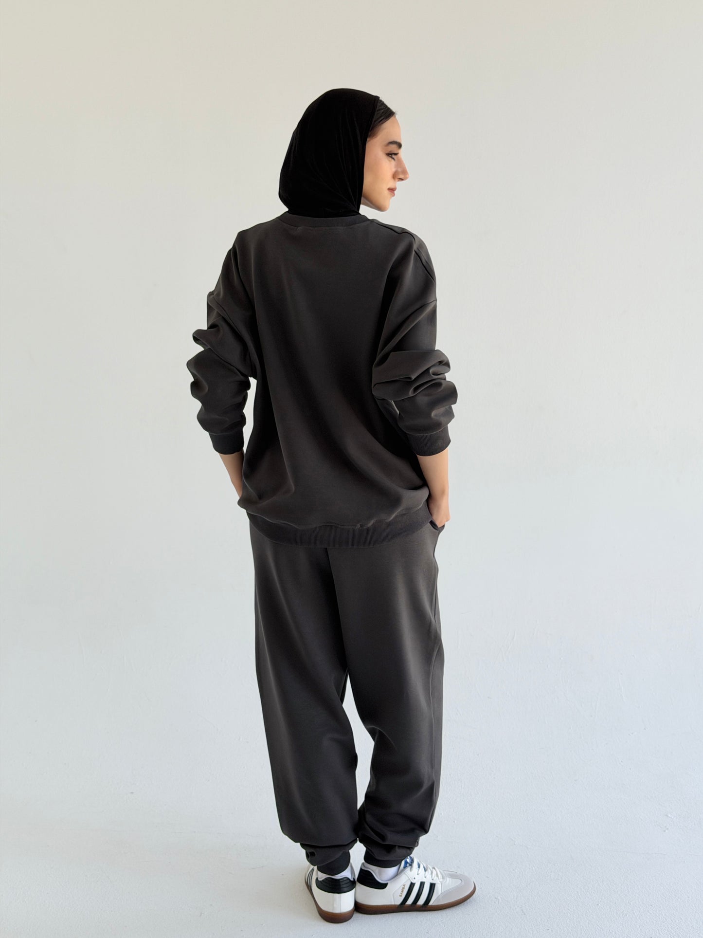 Active Cotten Set In Gray