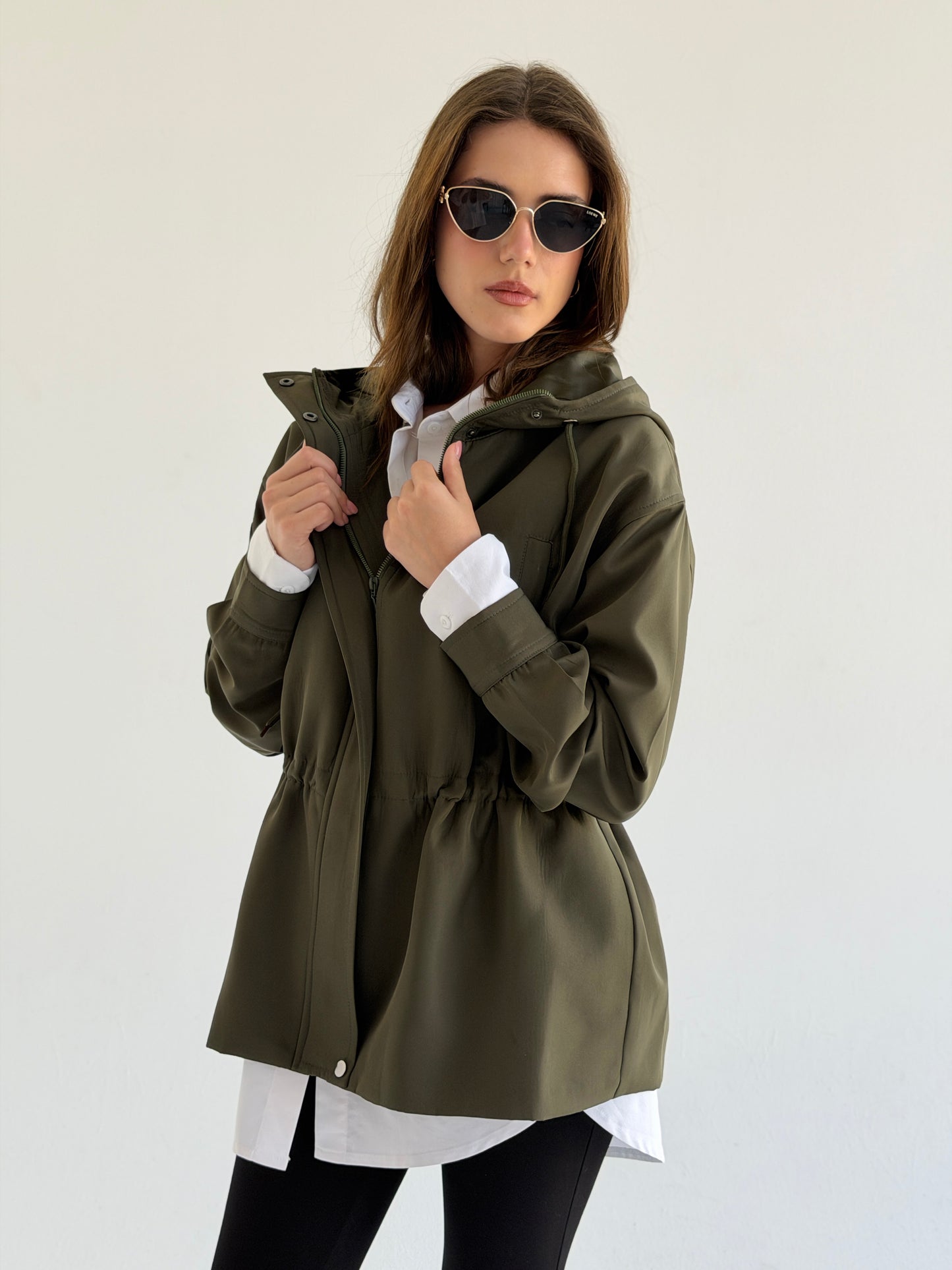 Winter Signature Jacket In Olive
