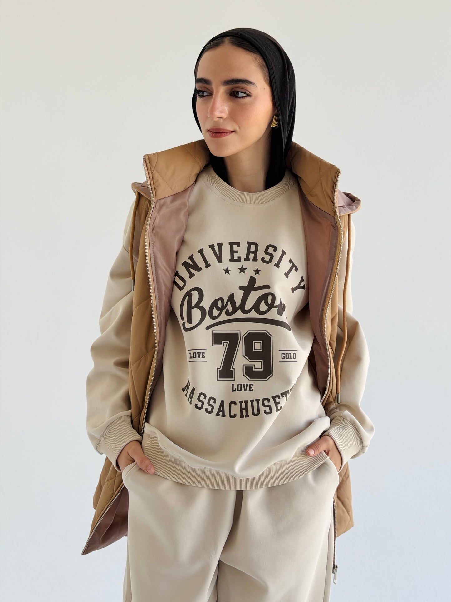 Bamb vest In Camel