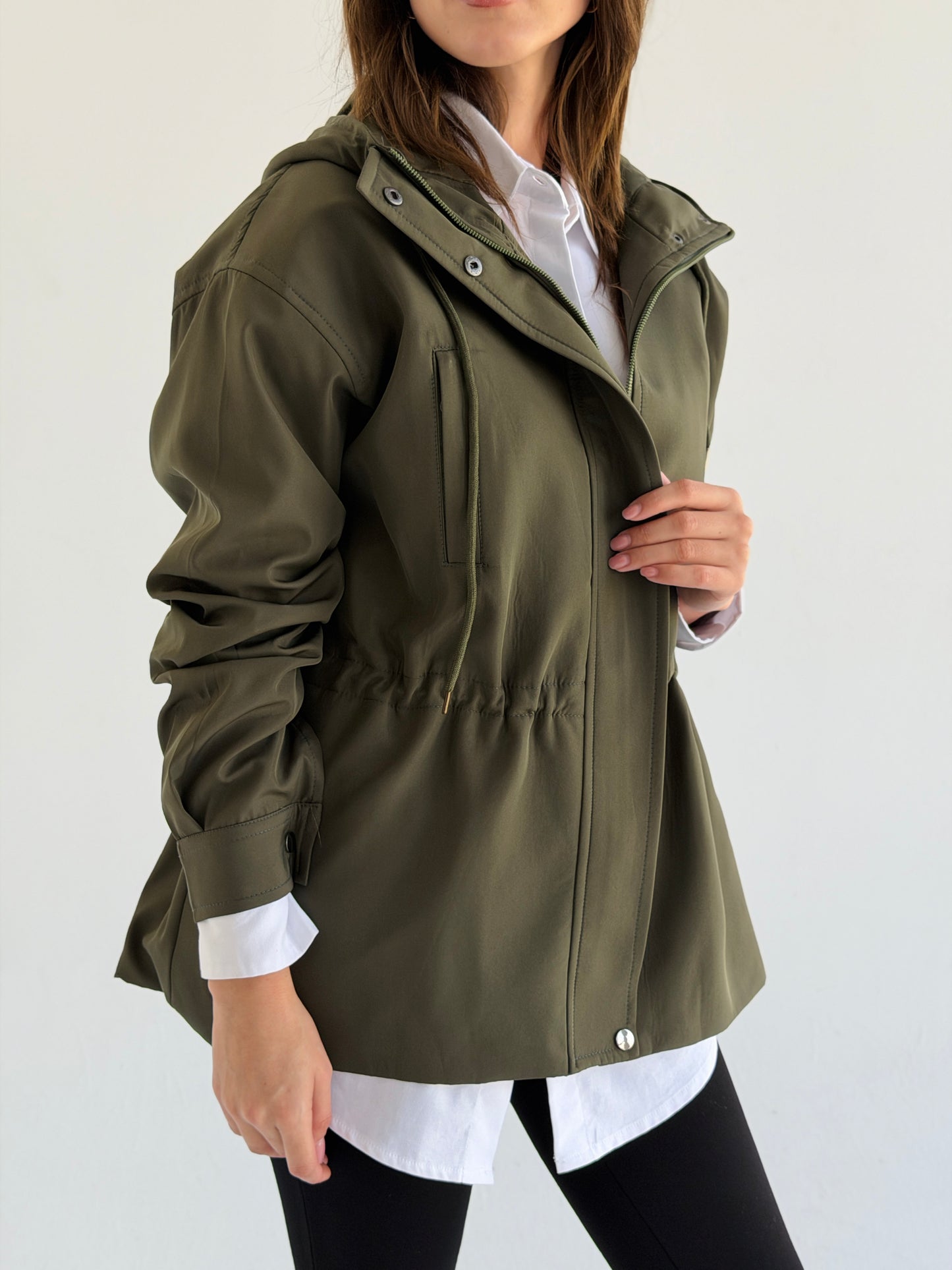 Winter Signature Jacket In Olive