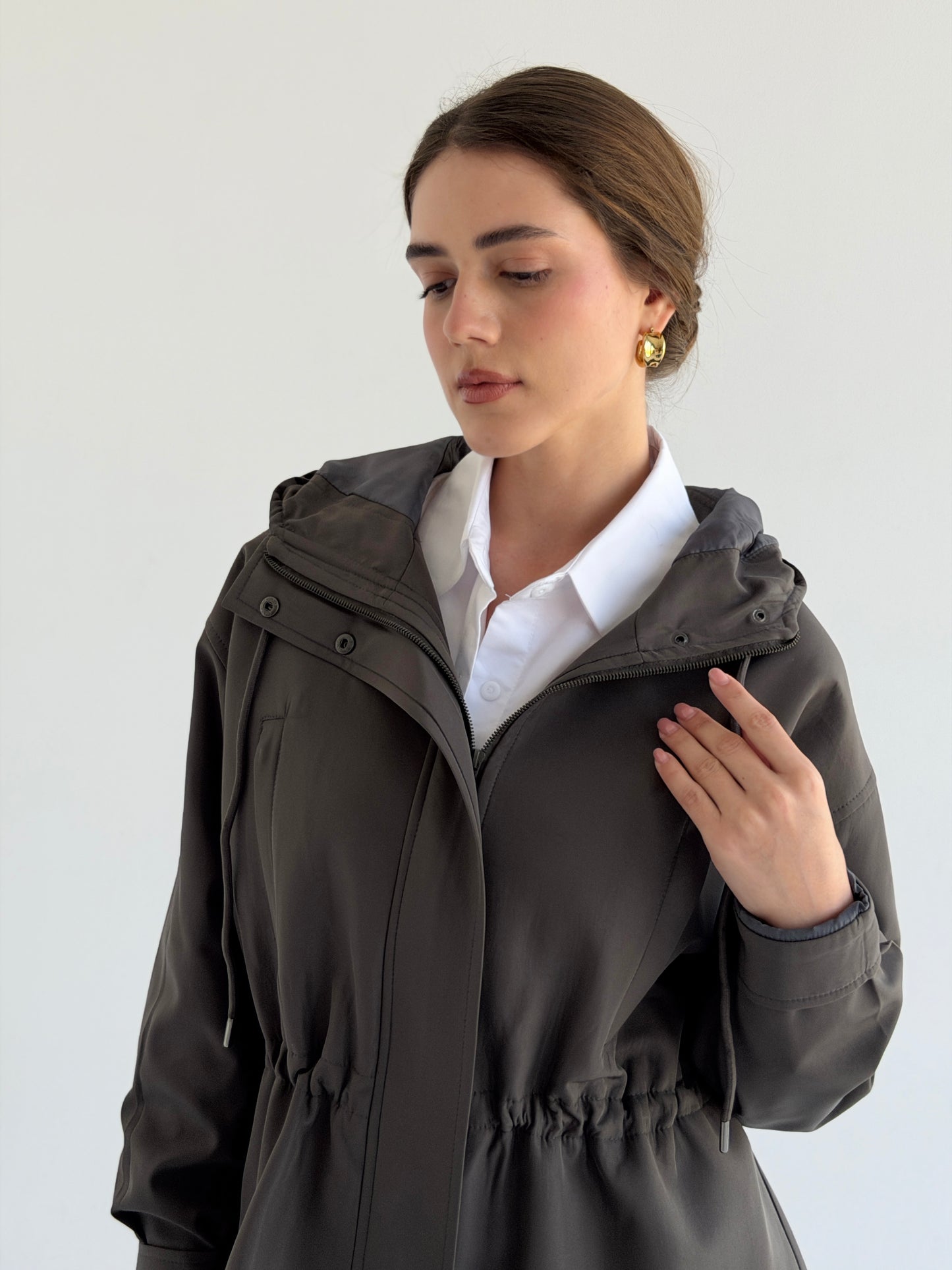 Winter Signature Jacket In Gray
