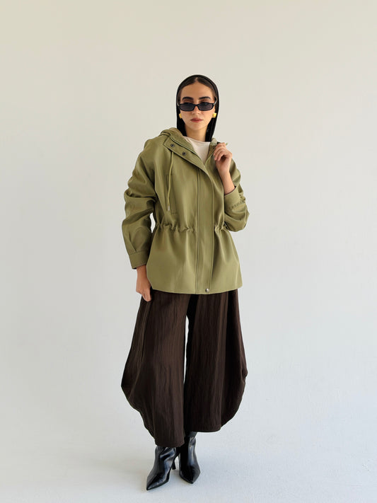 Winter Signature Jacket In Matcha