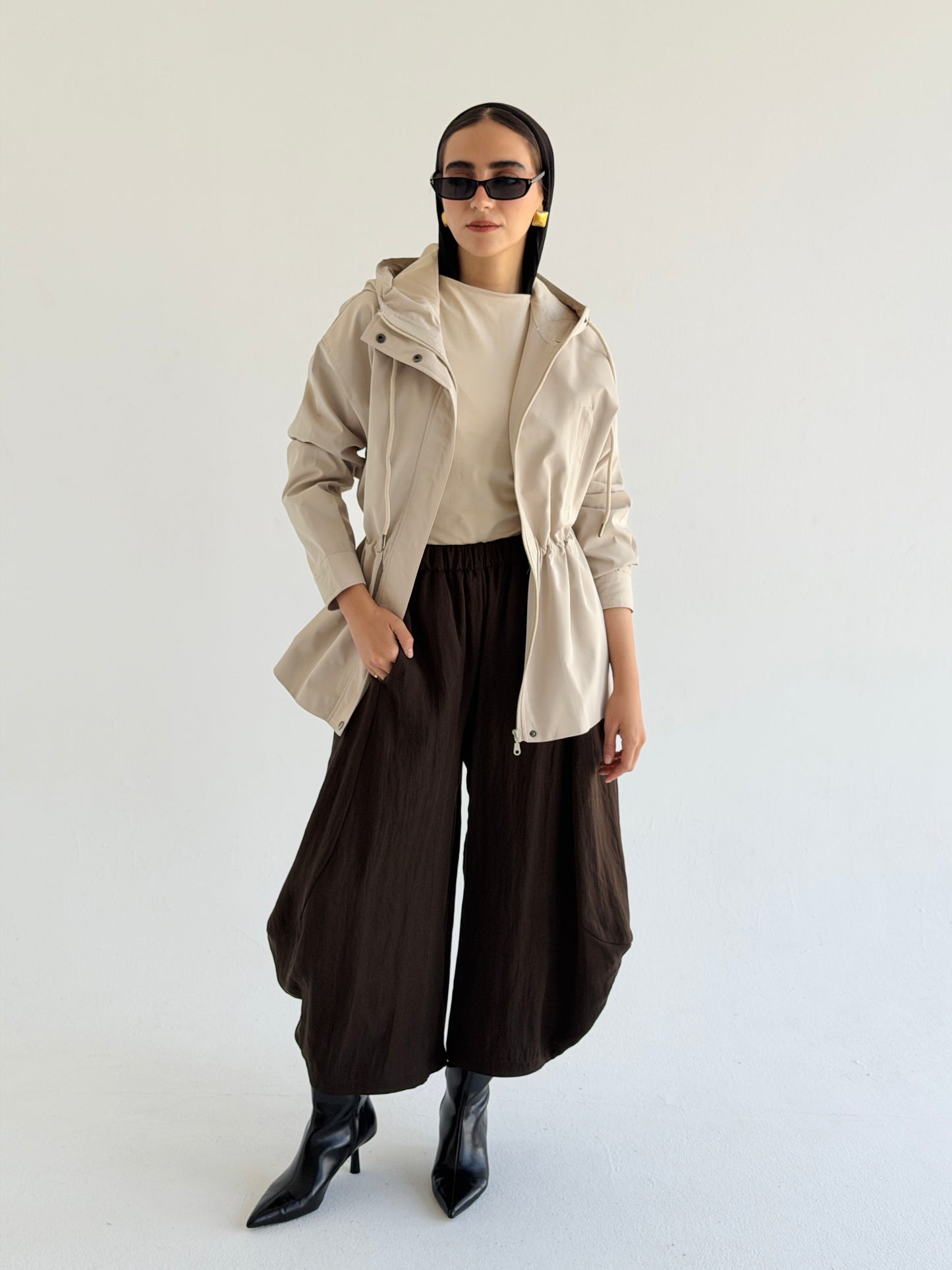 Winter Signature Jacket In Beige