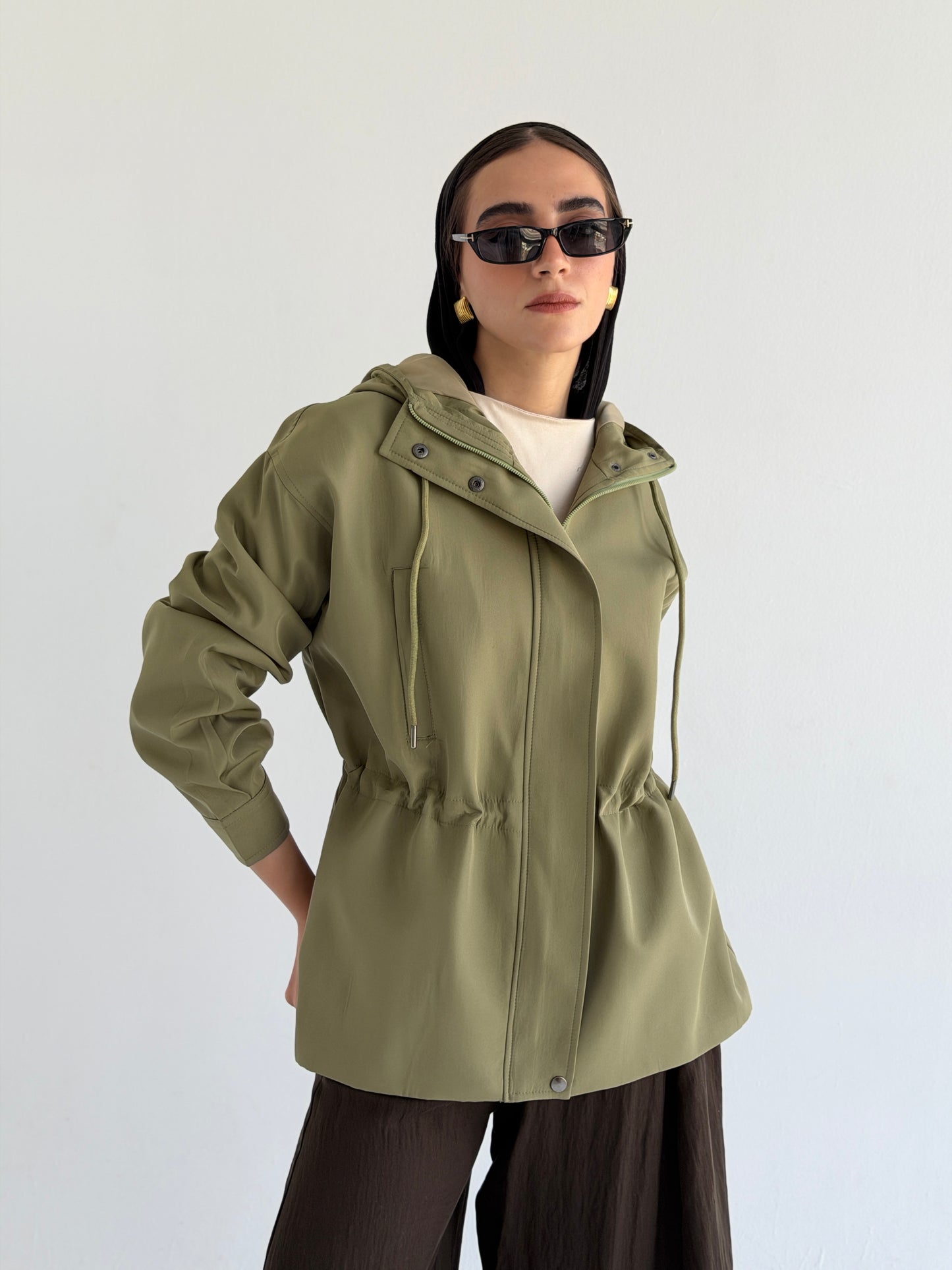 Winter Signature Jacket In Matcha