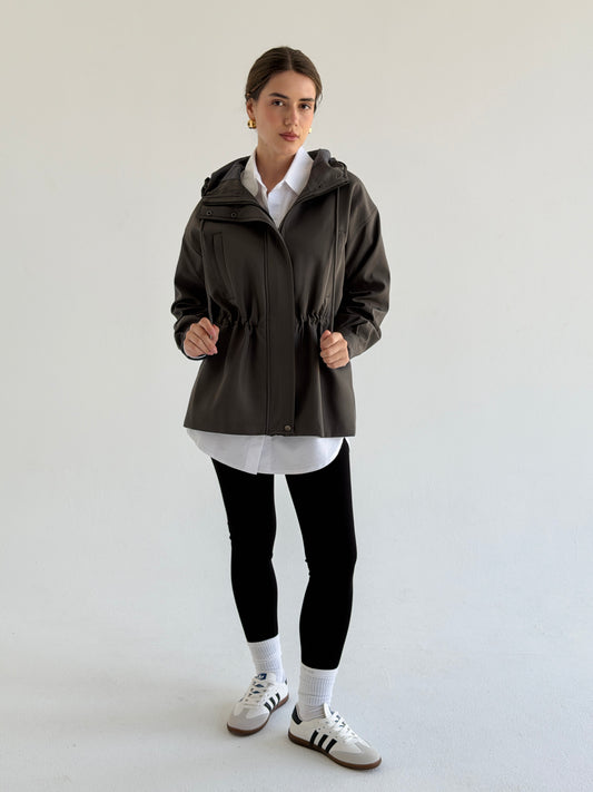 Winter Signature Jacket In Gray