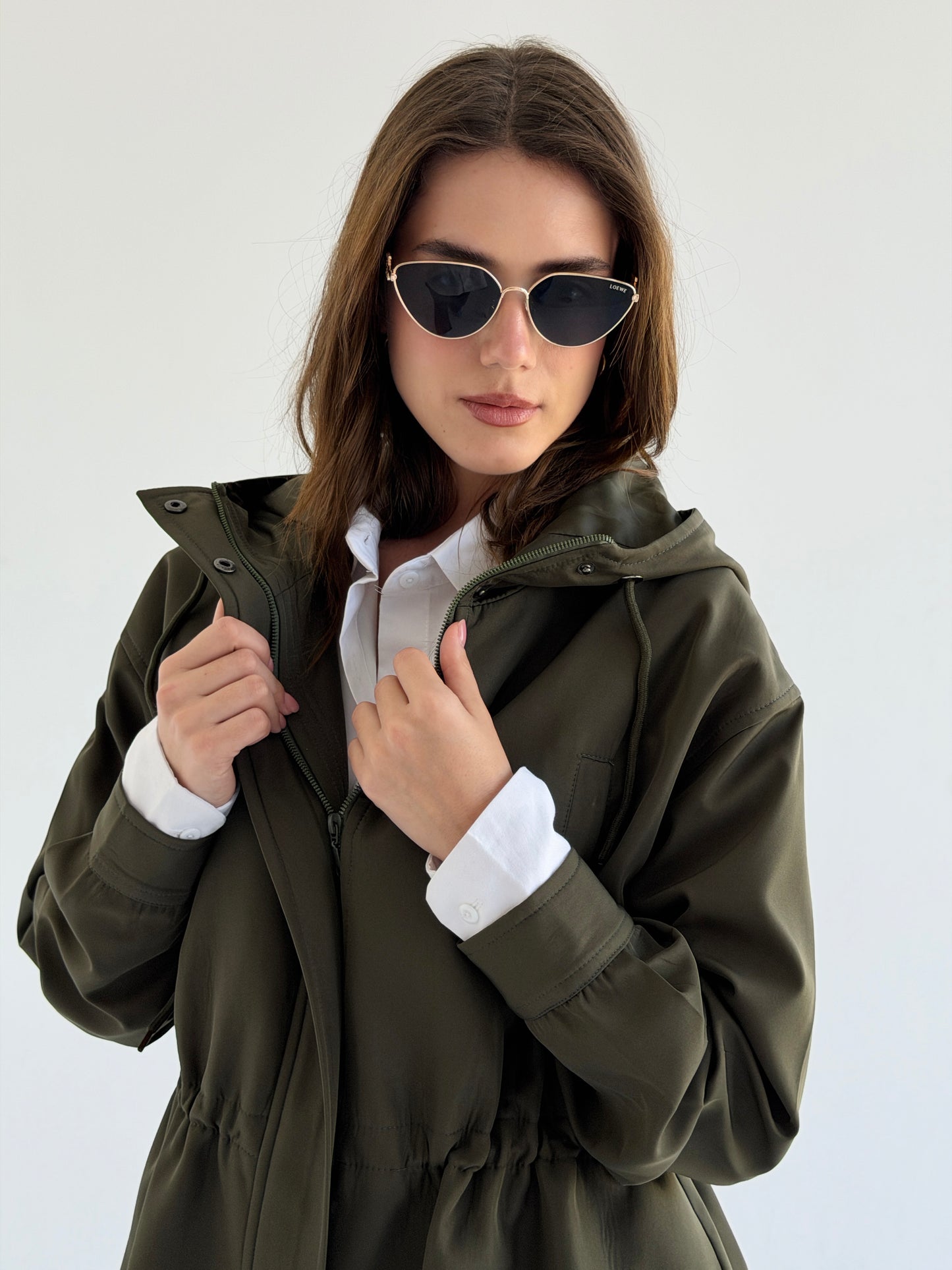 Winter Signature Jacket In Olive
