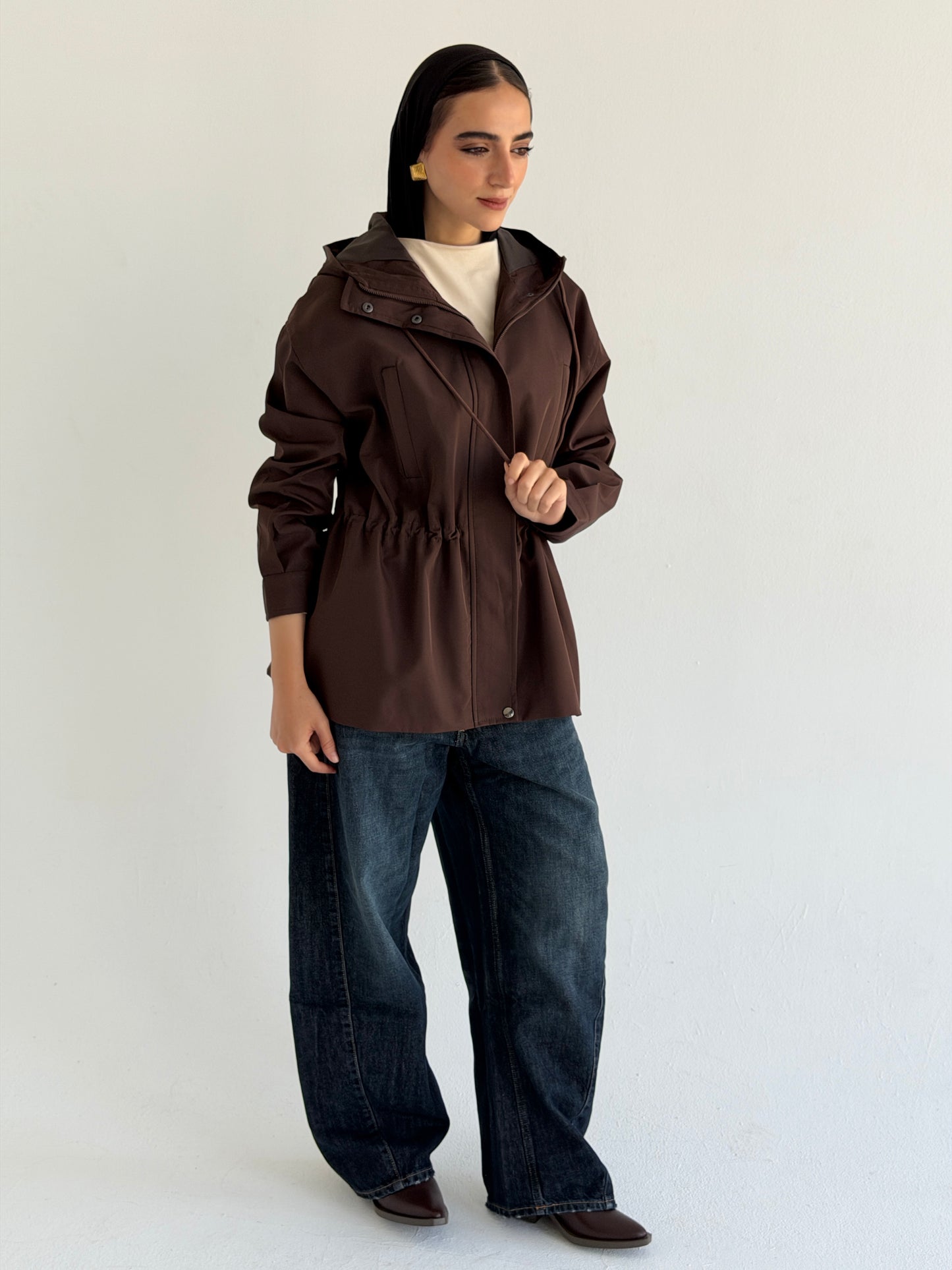 Winter Signature Jacket In Brown