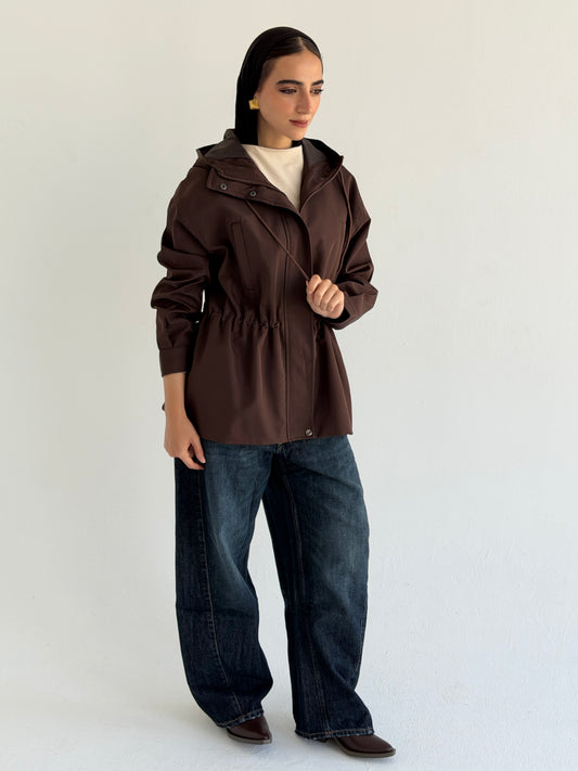Winter Signature Jacket In Brown