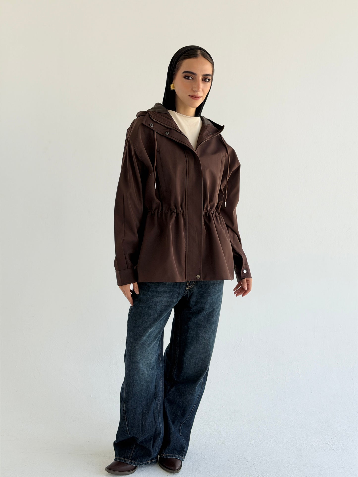 Winter Signature Jacket In Brown