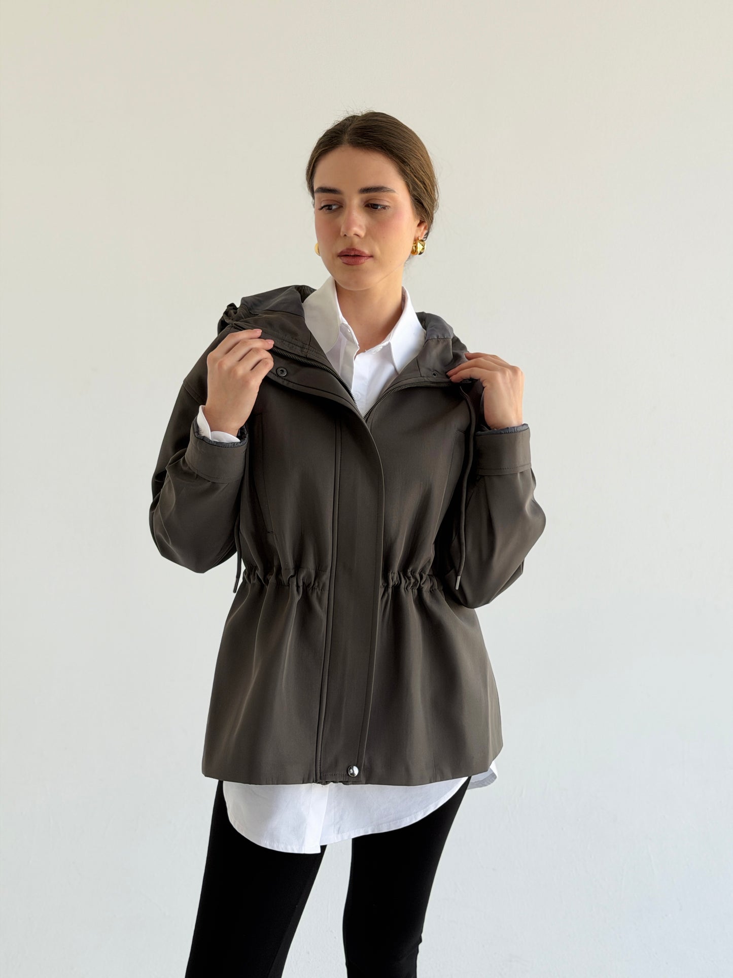 Winter Signature Jacket In Gray