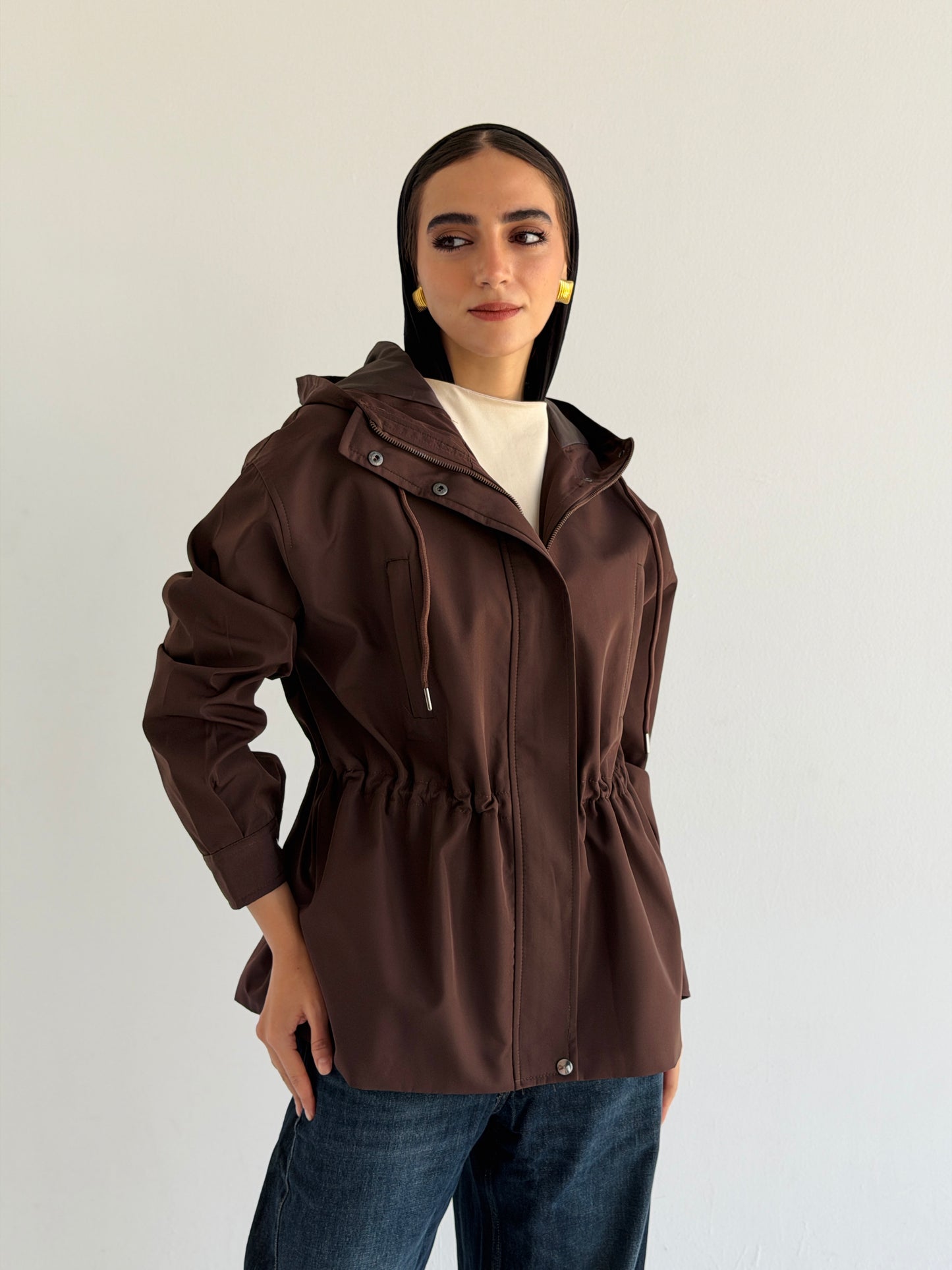 Winter Signature Jacket In Brown
