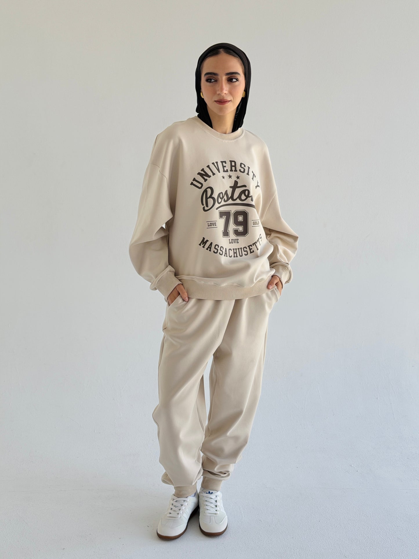Active Cotten Set In Beige