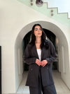 Easy chic jacket in black