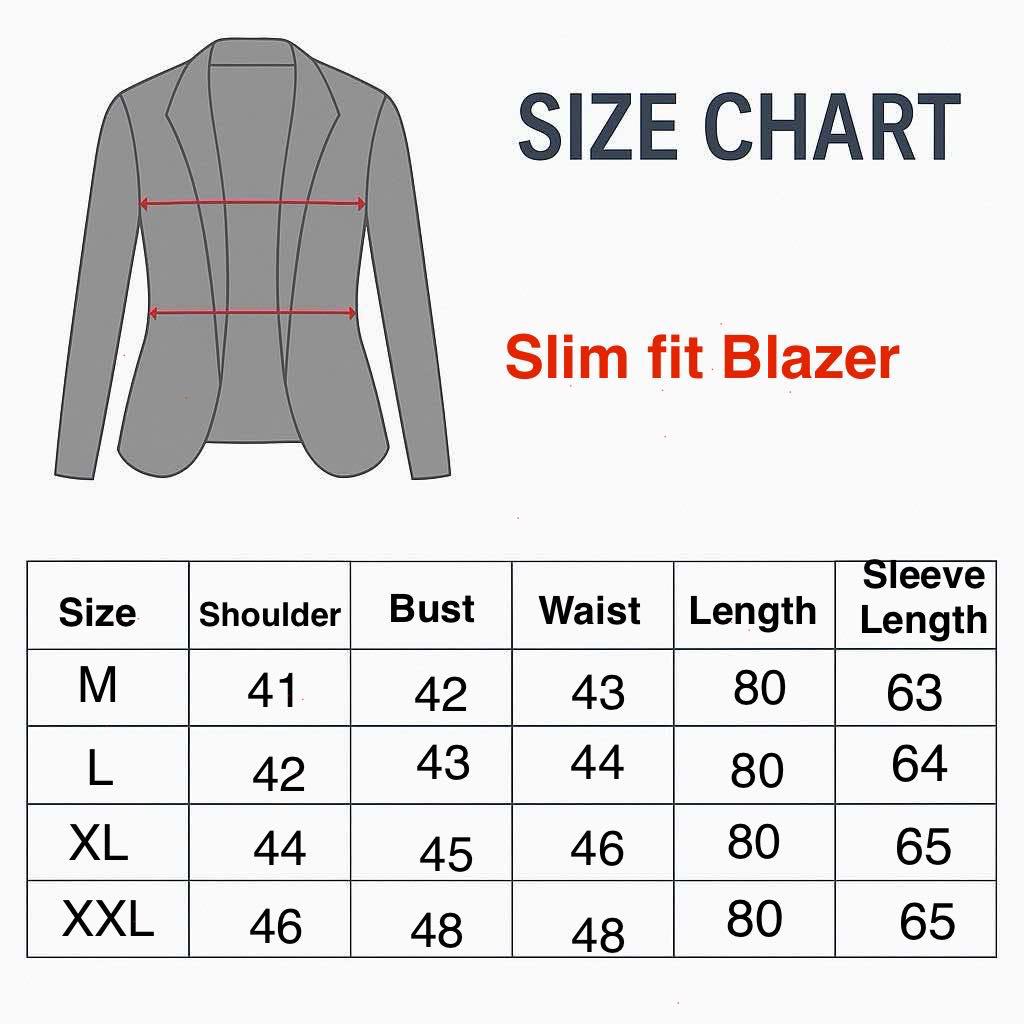 SLIM FIT RED BLAZER