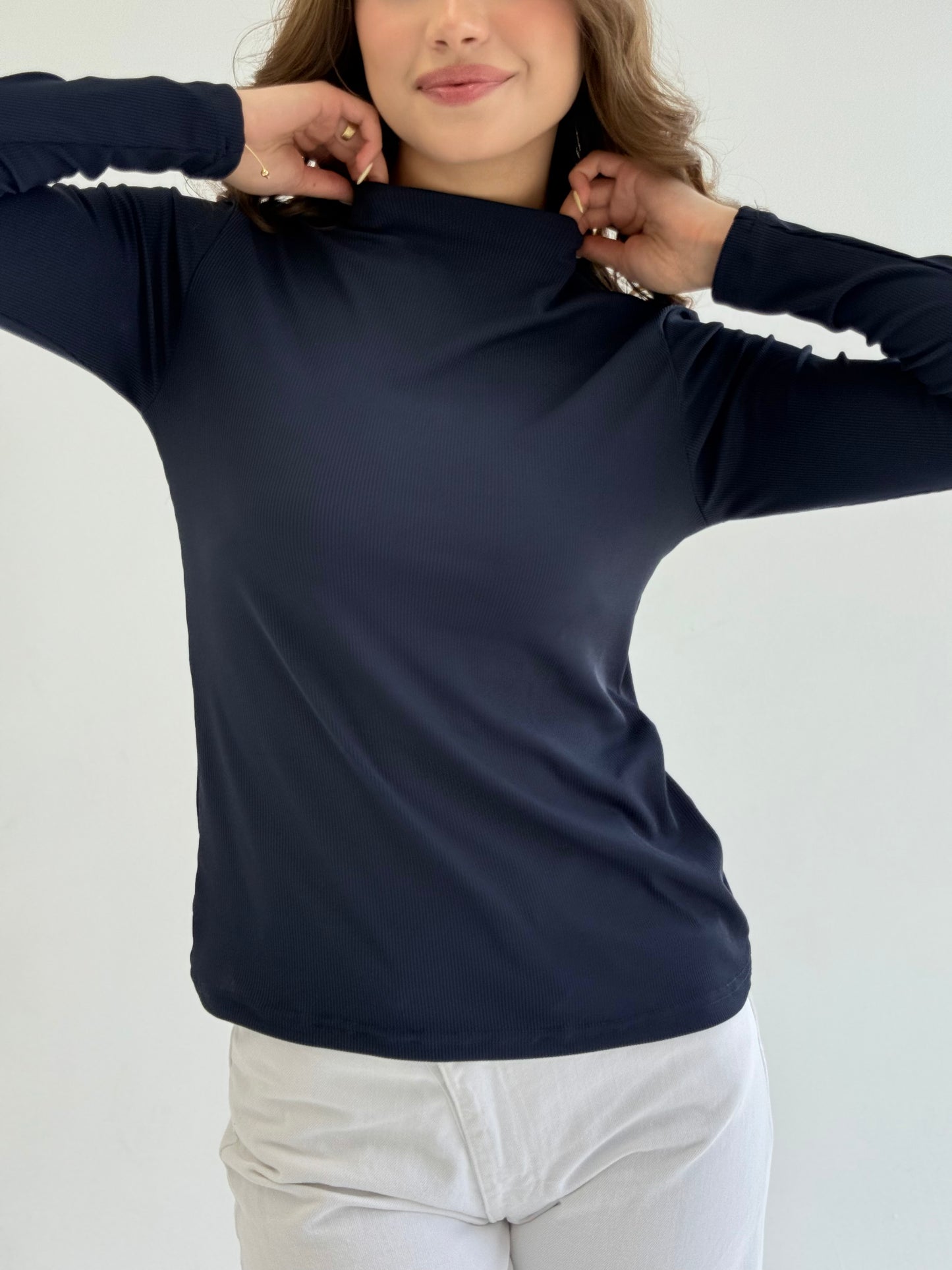 Basic Top navy blue