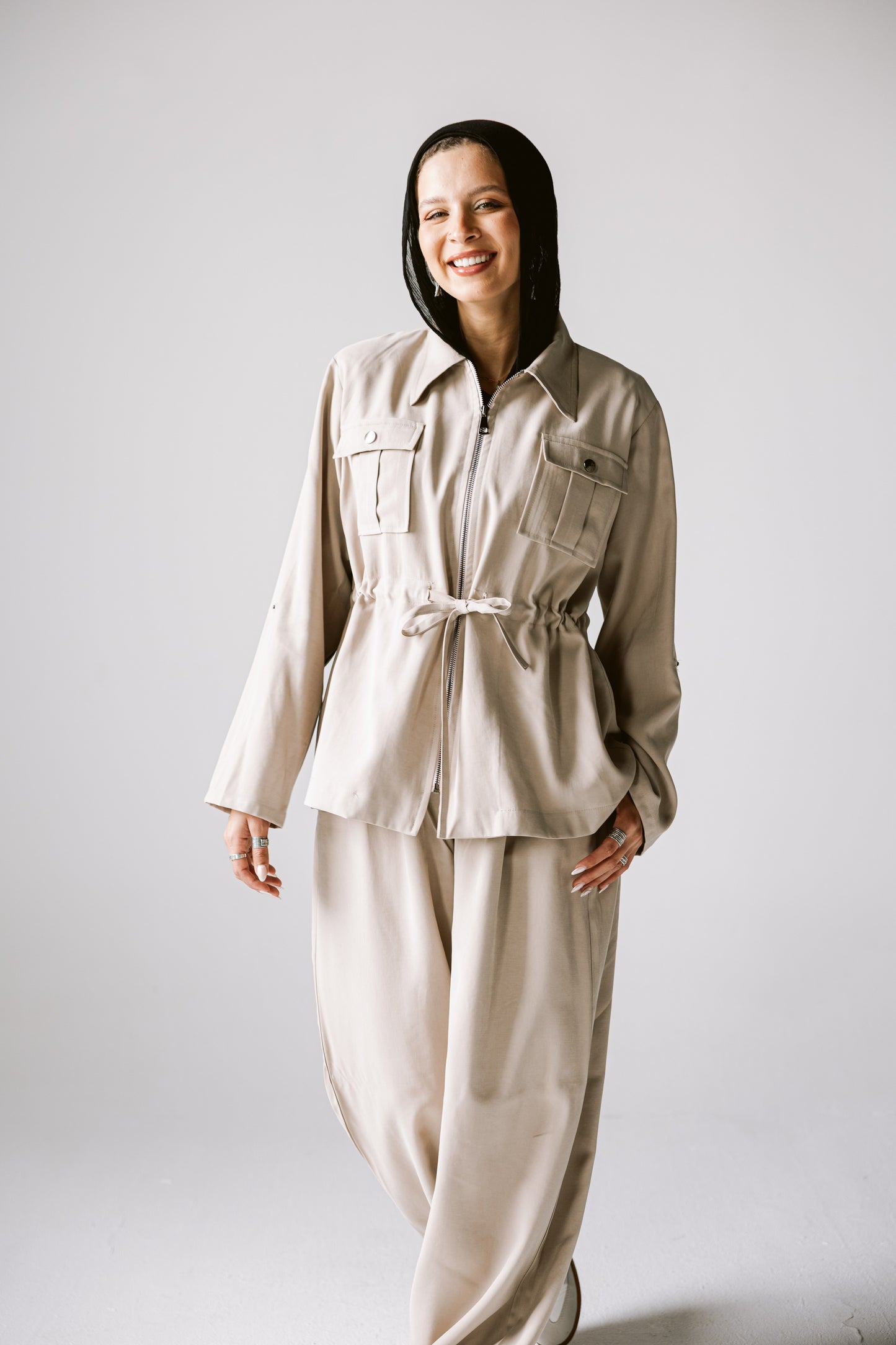 Light Bloom Set In Beige