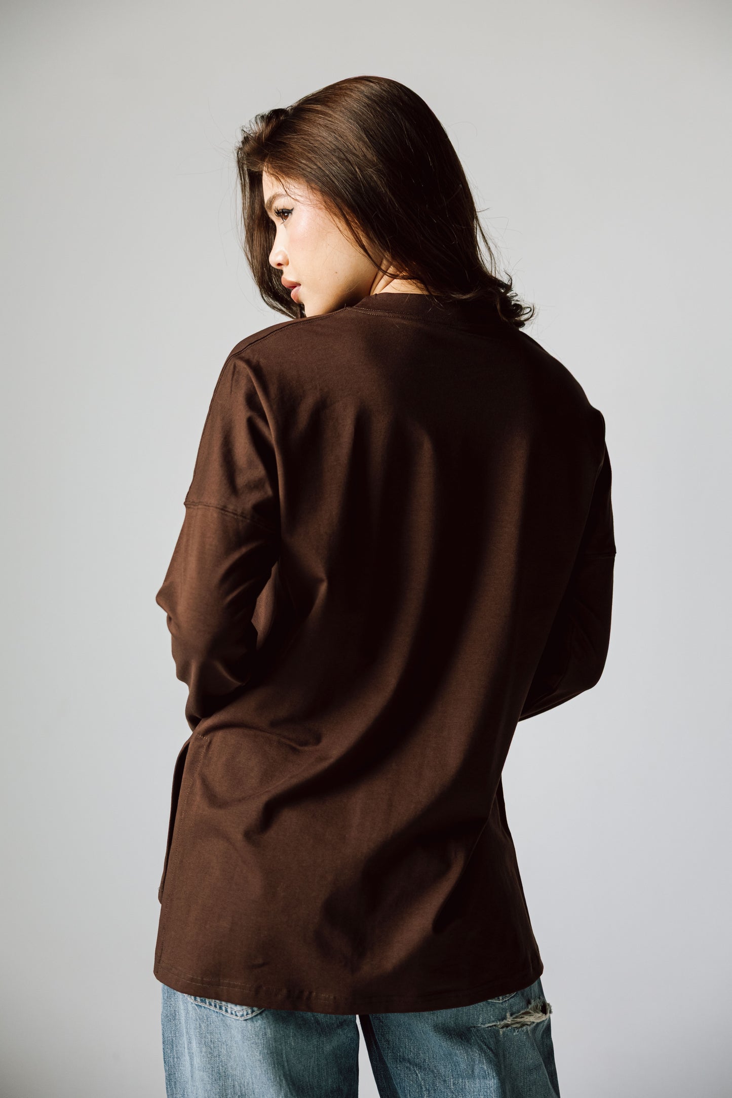 Basic Top In Brown
