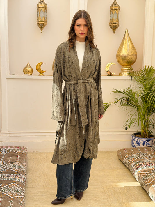 Oasis Cardigan In Olive