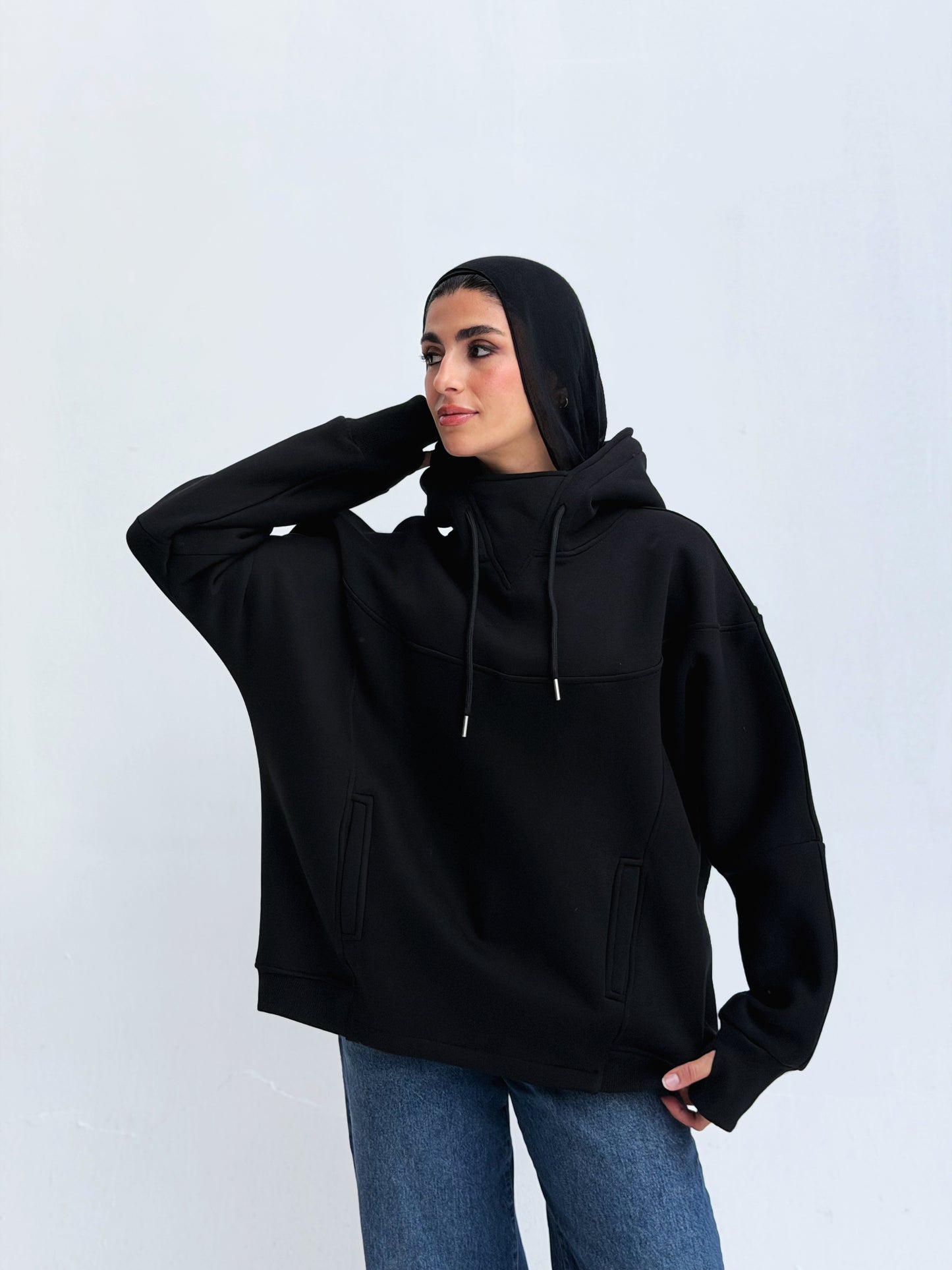 Oversized Hoodies in Black