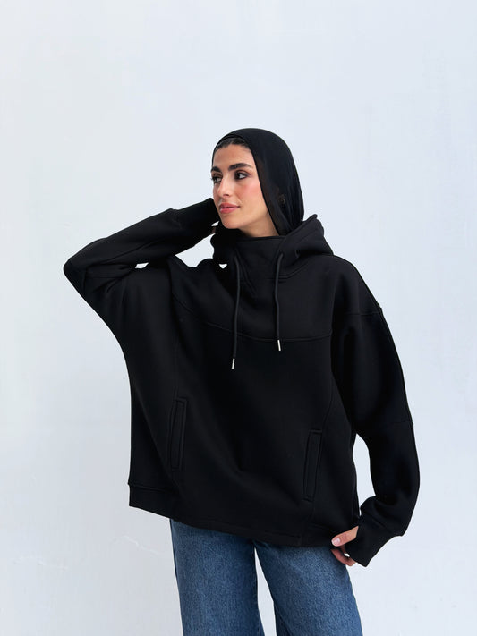 Oversized Hoodies in Black