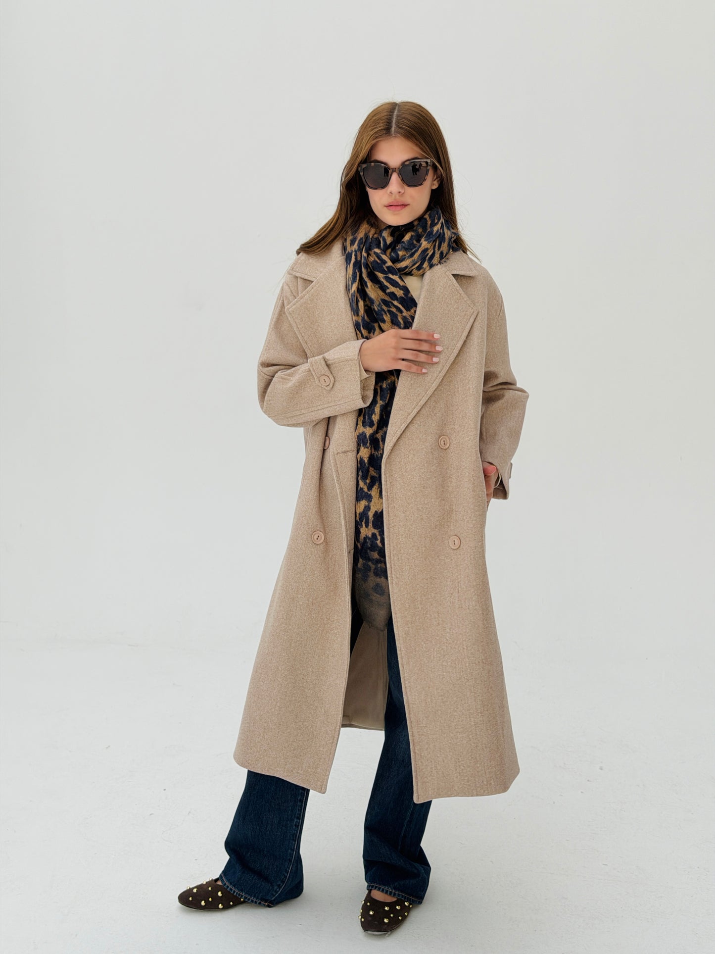 Iconic Winter Coat In Beige