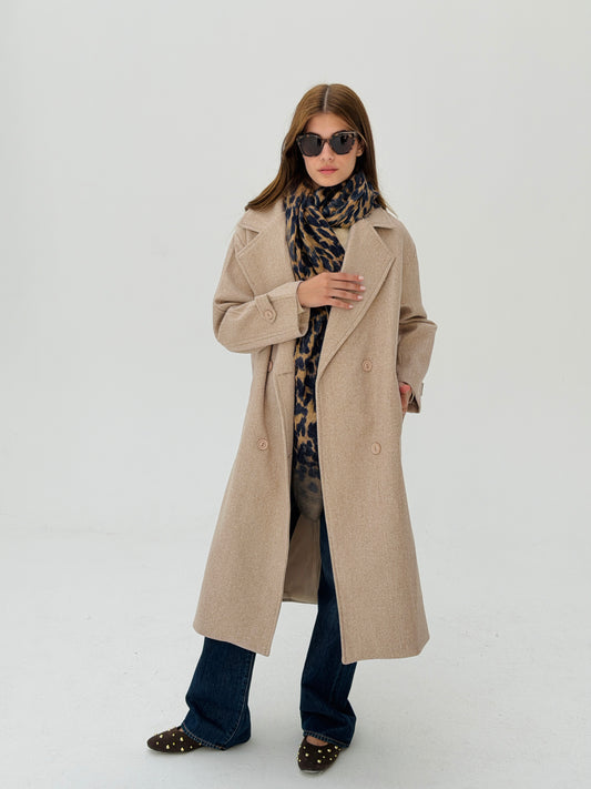 Iconic Winter Coat In Beige
