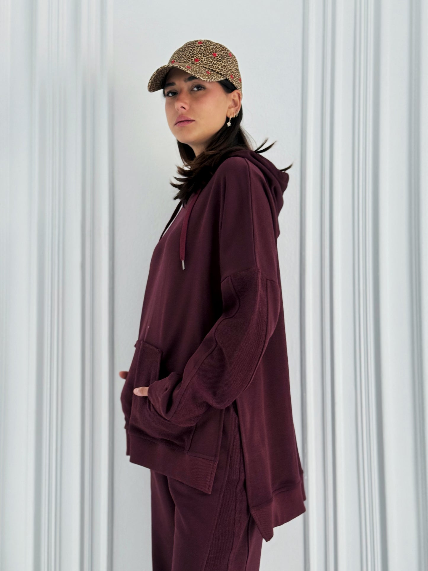 Daily Go set In Burgundy