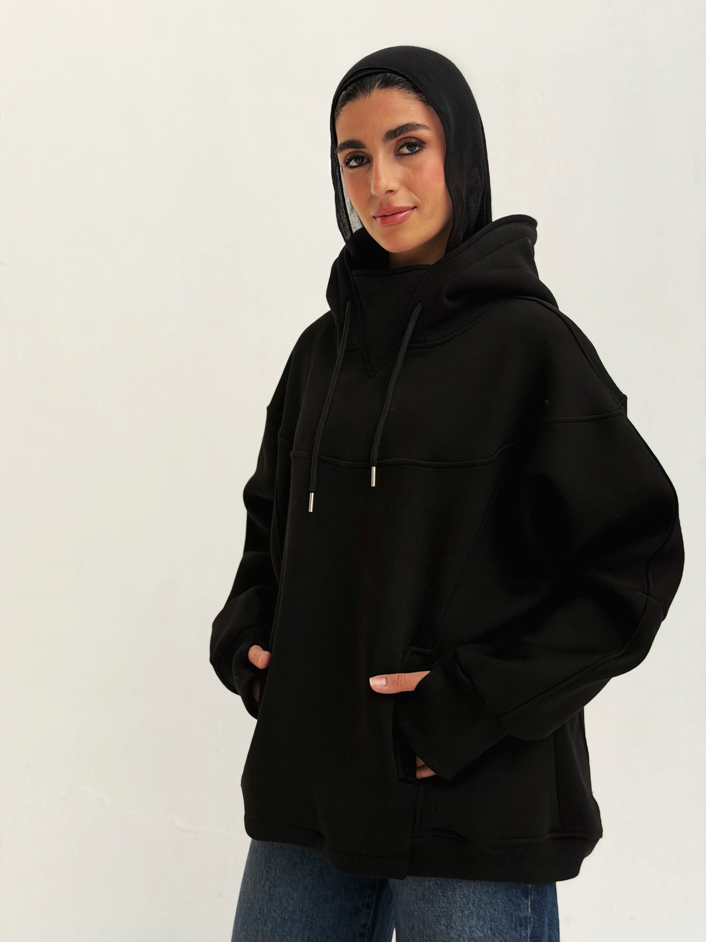 Oversized Hoodies in Black