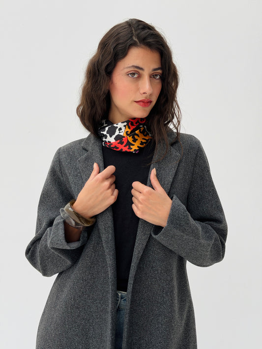 Everyday Wool Coat In Gray