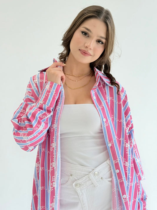 Bold striped shirt