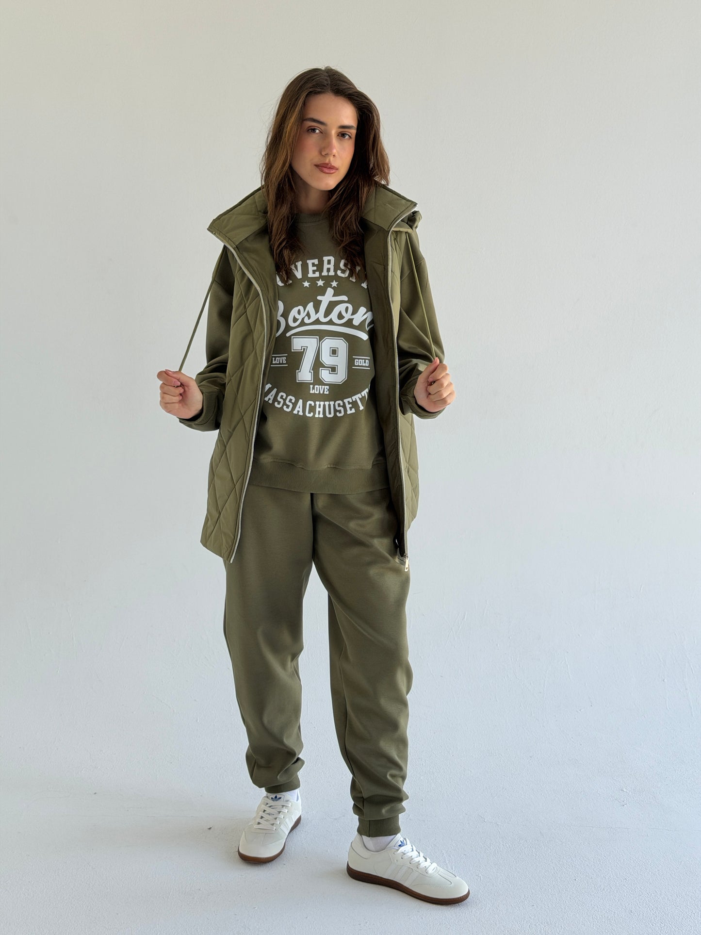 Bamb vest In Olive