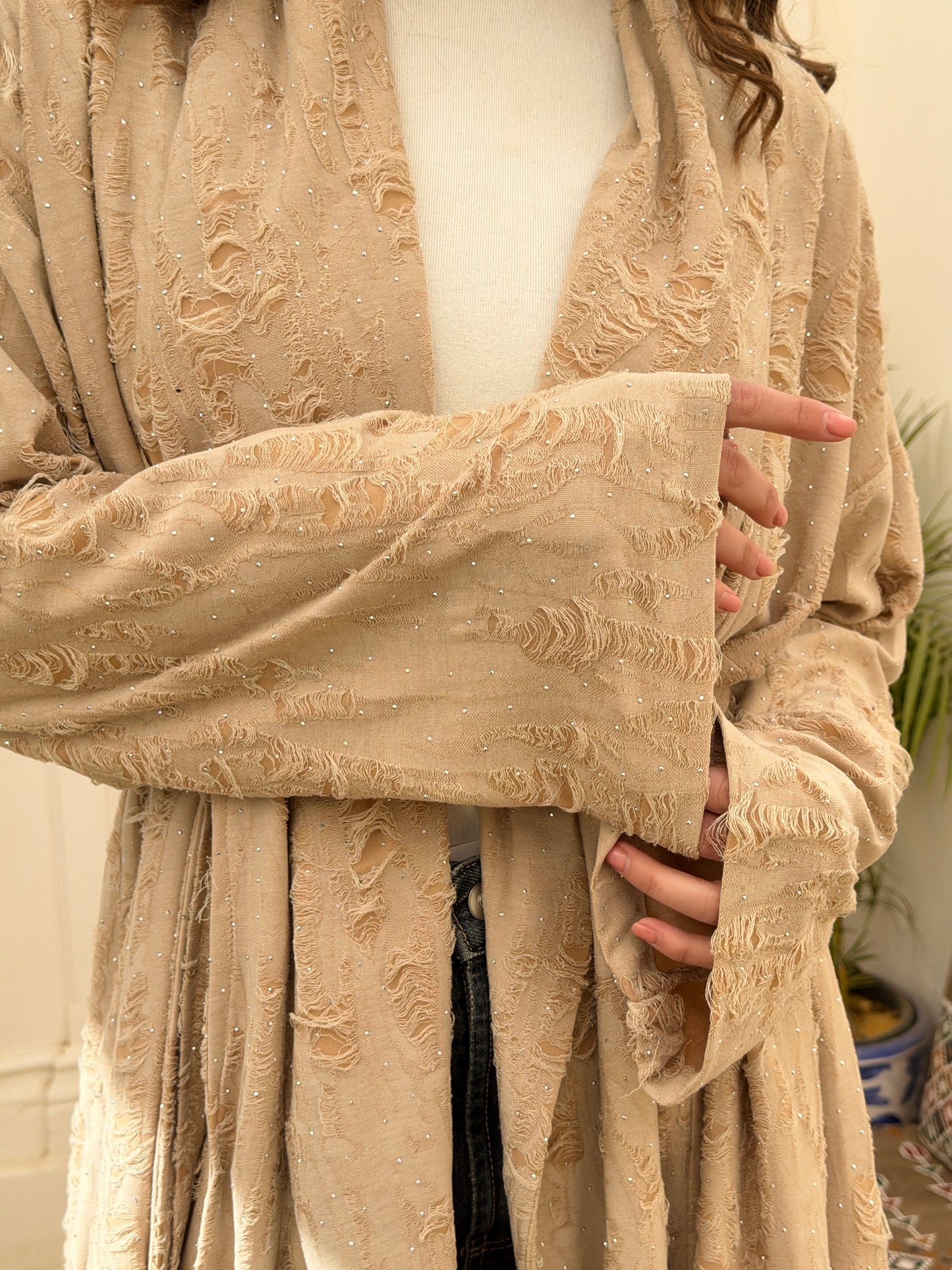 Oasis Cardigan In Beige