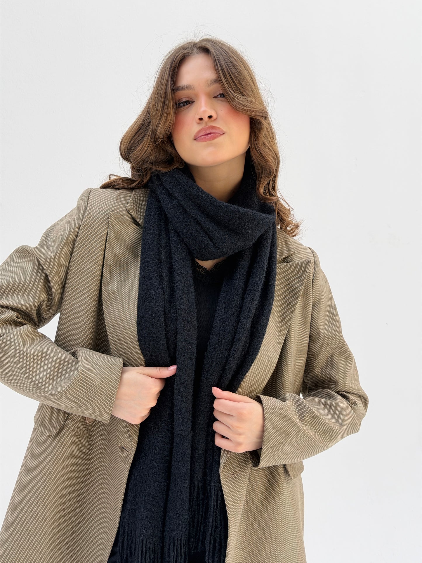 The Tailored blazer in cafe