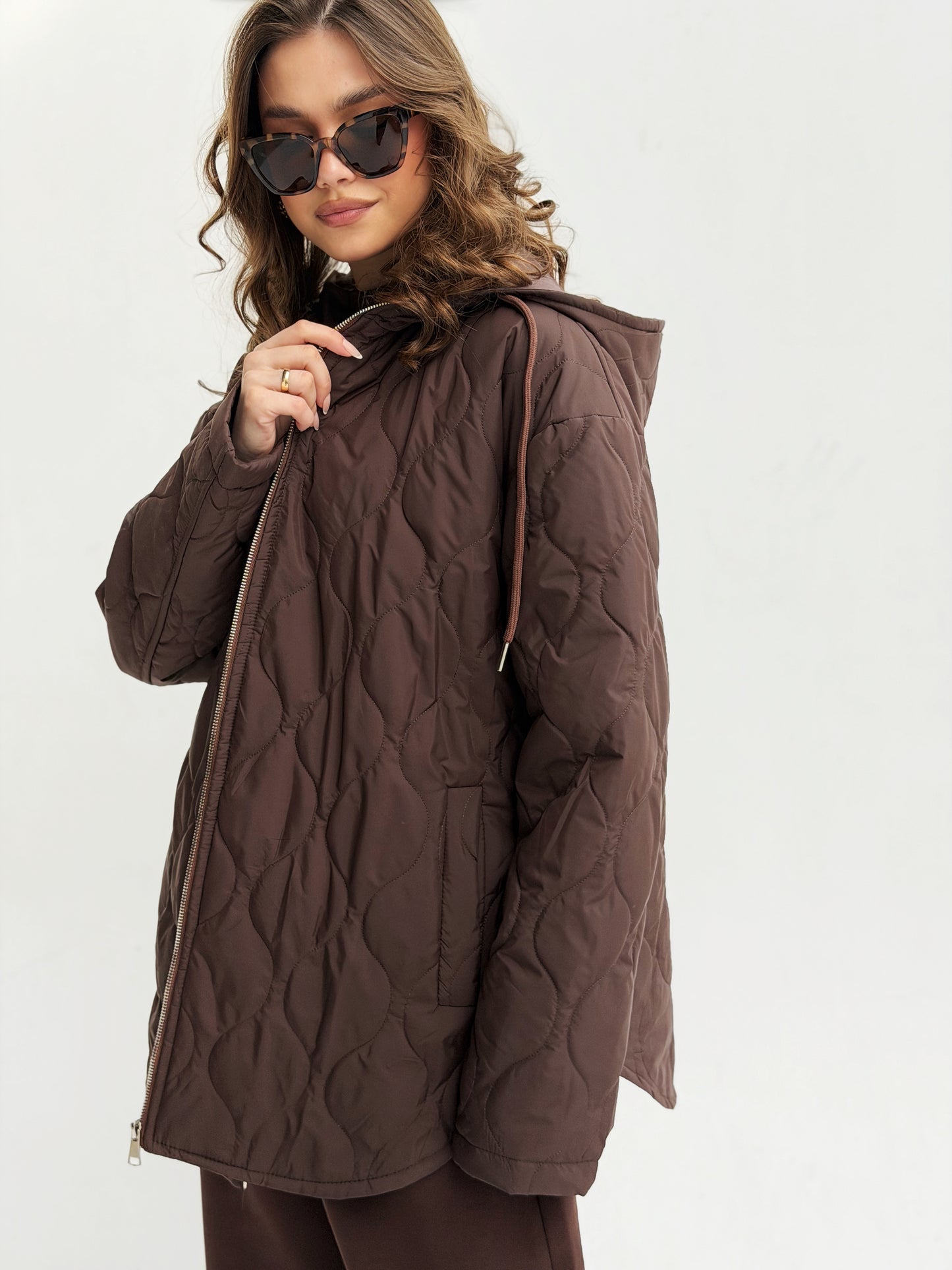 The oversized Bamb Jacket Brown