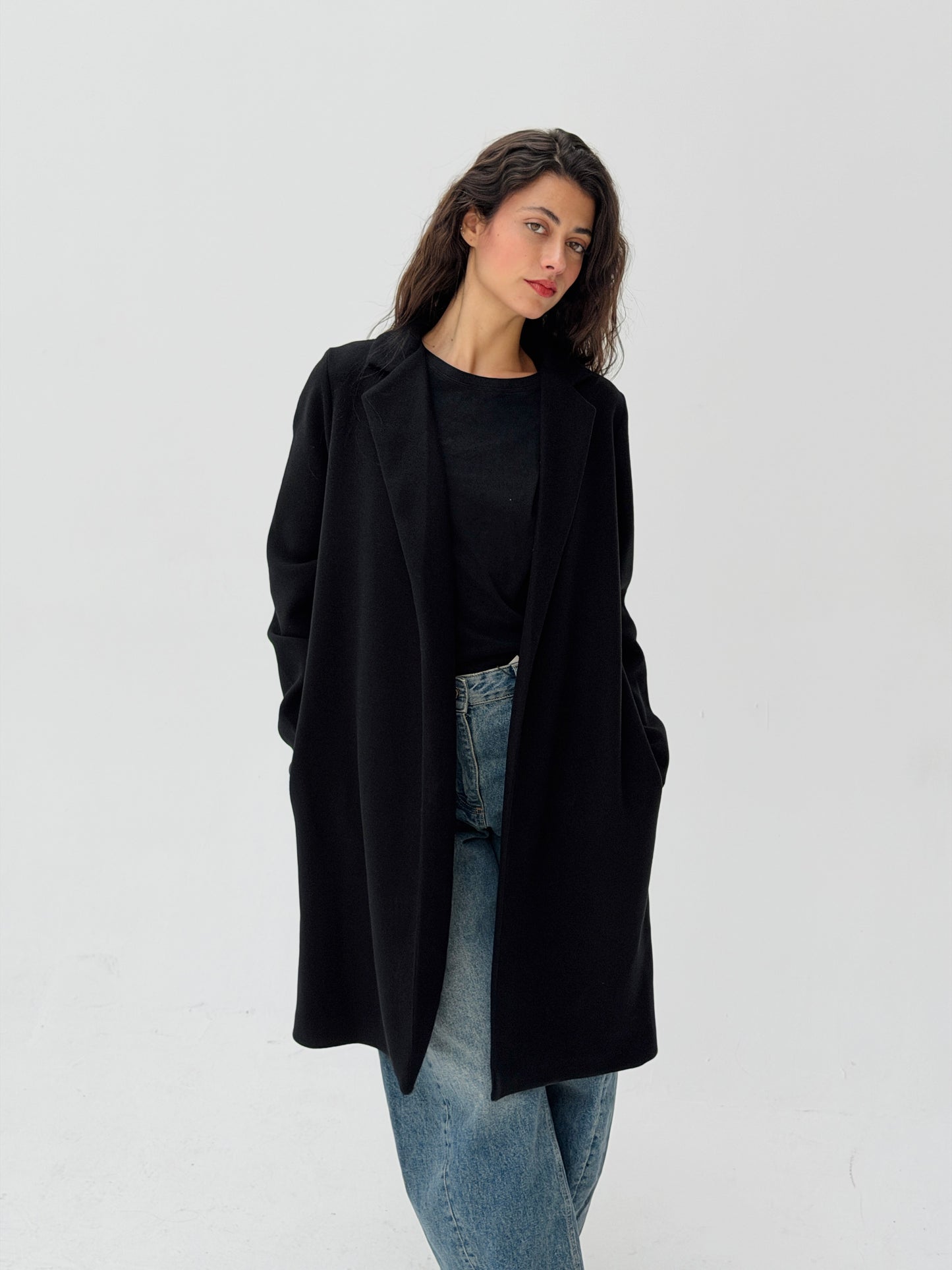 Everyday Wool Coat Black
