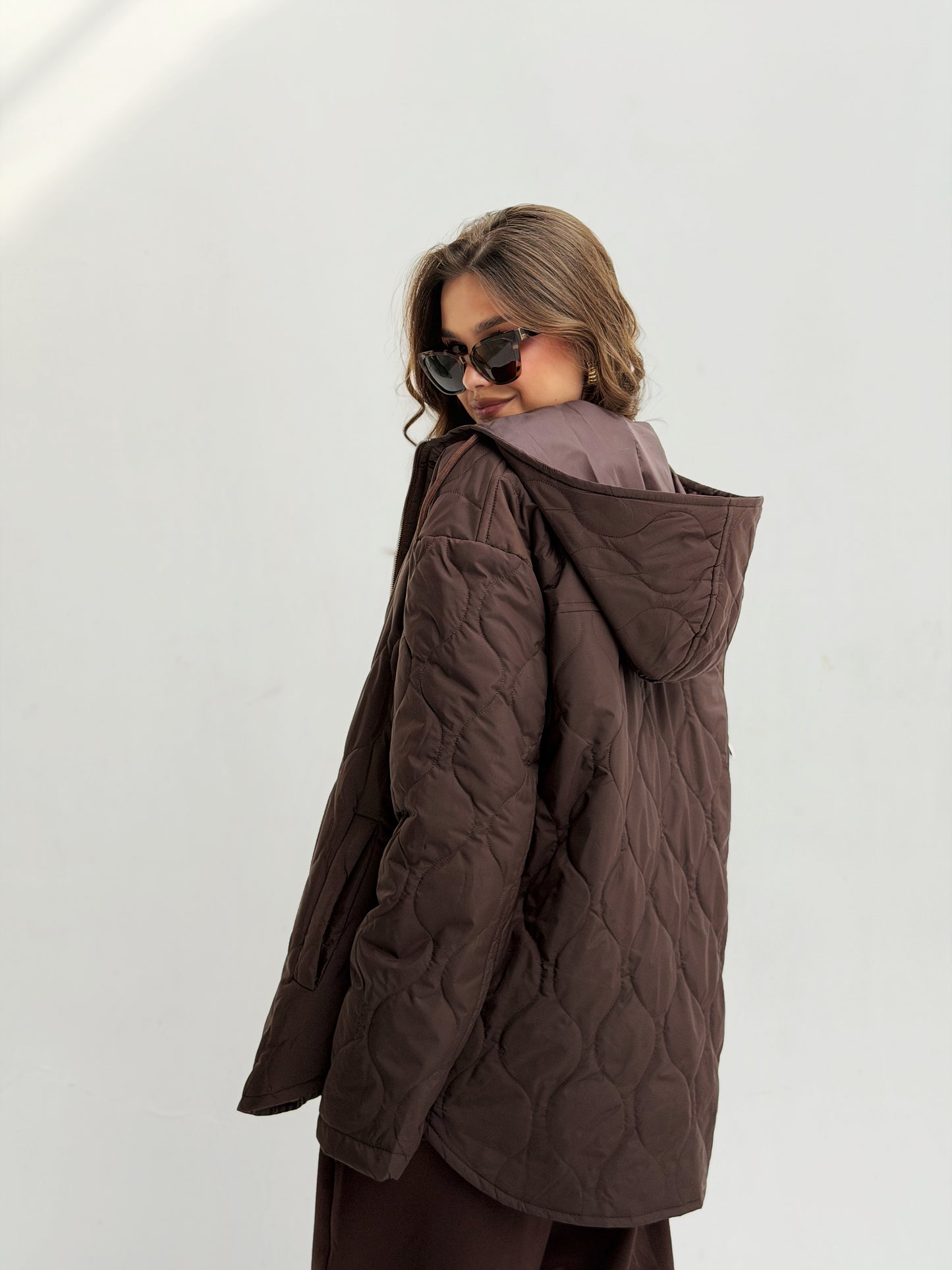 The oversized Bamb Jacket Brown