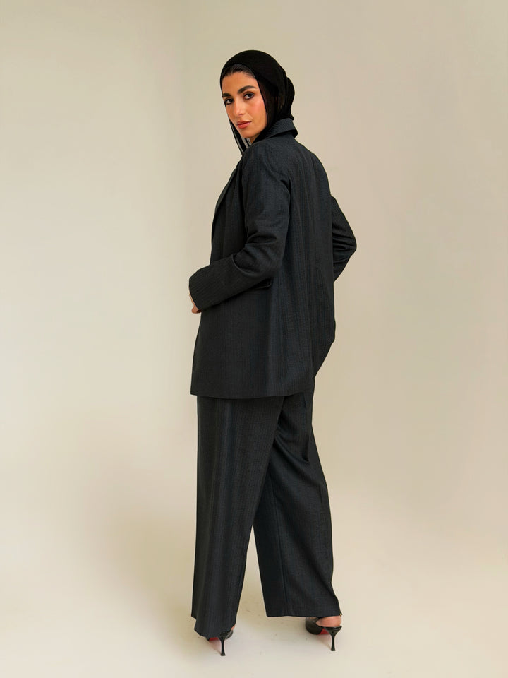 The Tailored Striped Pants In Navy